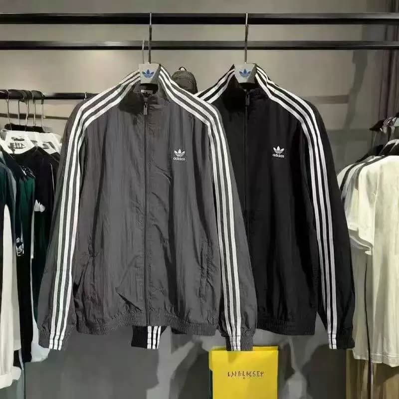 Спортивная куртка Adidas Originals из тянущейся ткани, унисекс, с тремя фирменными логотипами