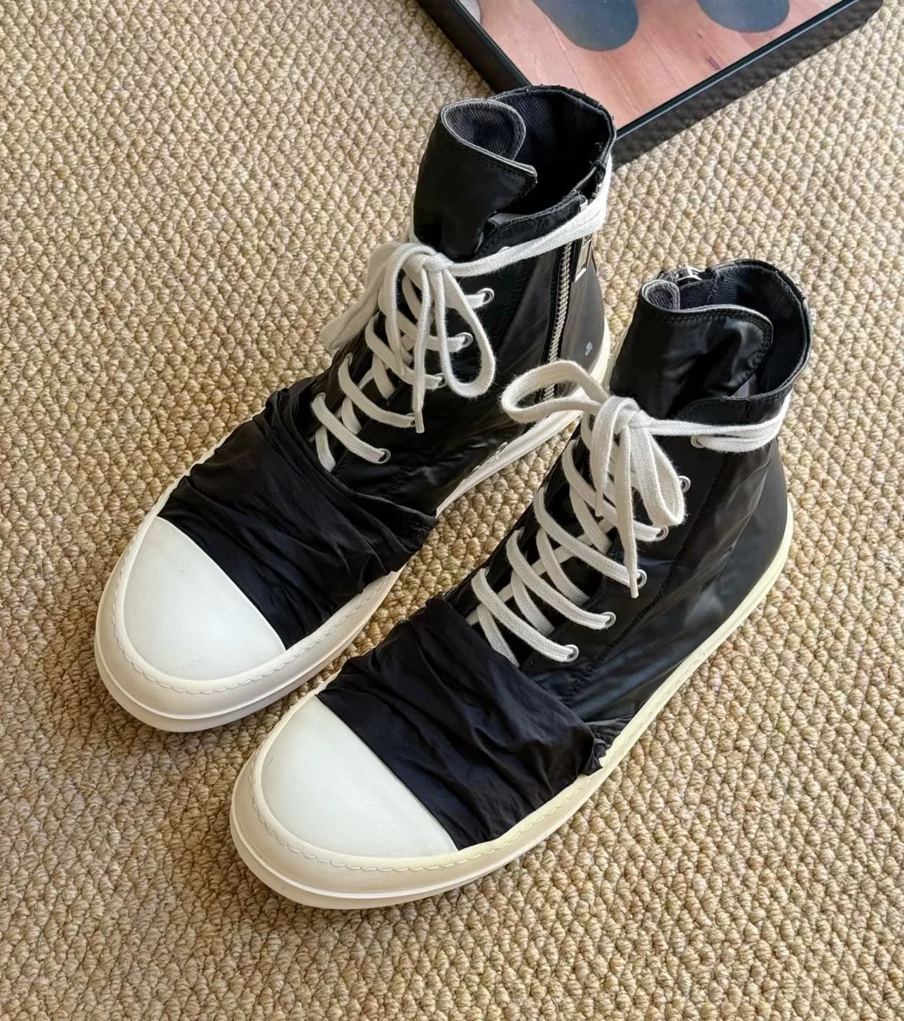 черная повязка rickowens большого размера Converse 36,5 редкие и исчезнувшие модели