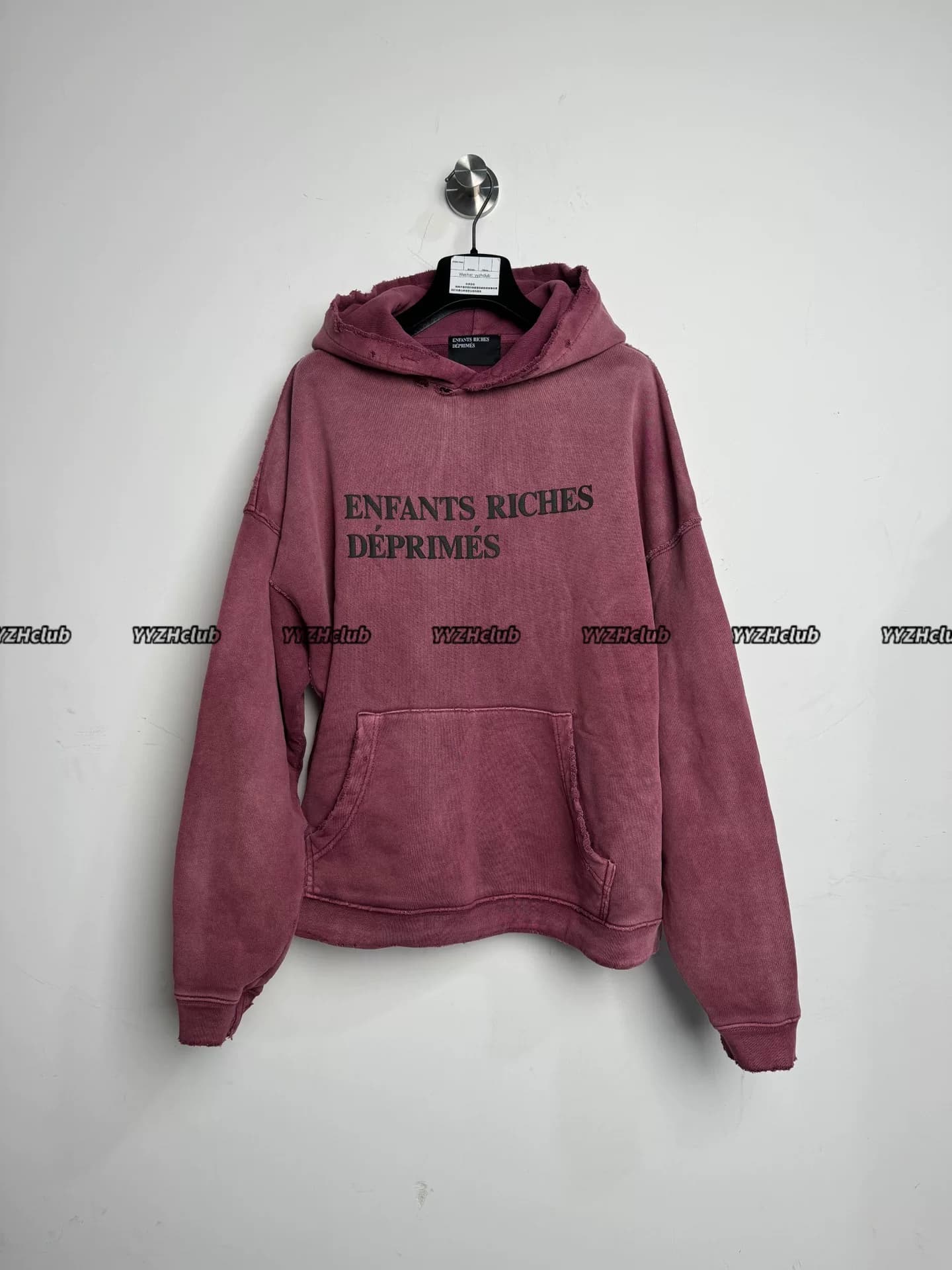 ERD Melancholy Rich второго поколения Fw23 burgundy с лозунгом "Разрушение червоточины"