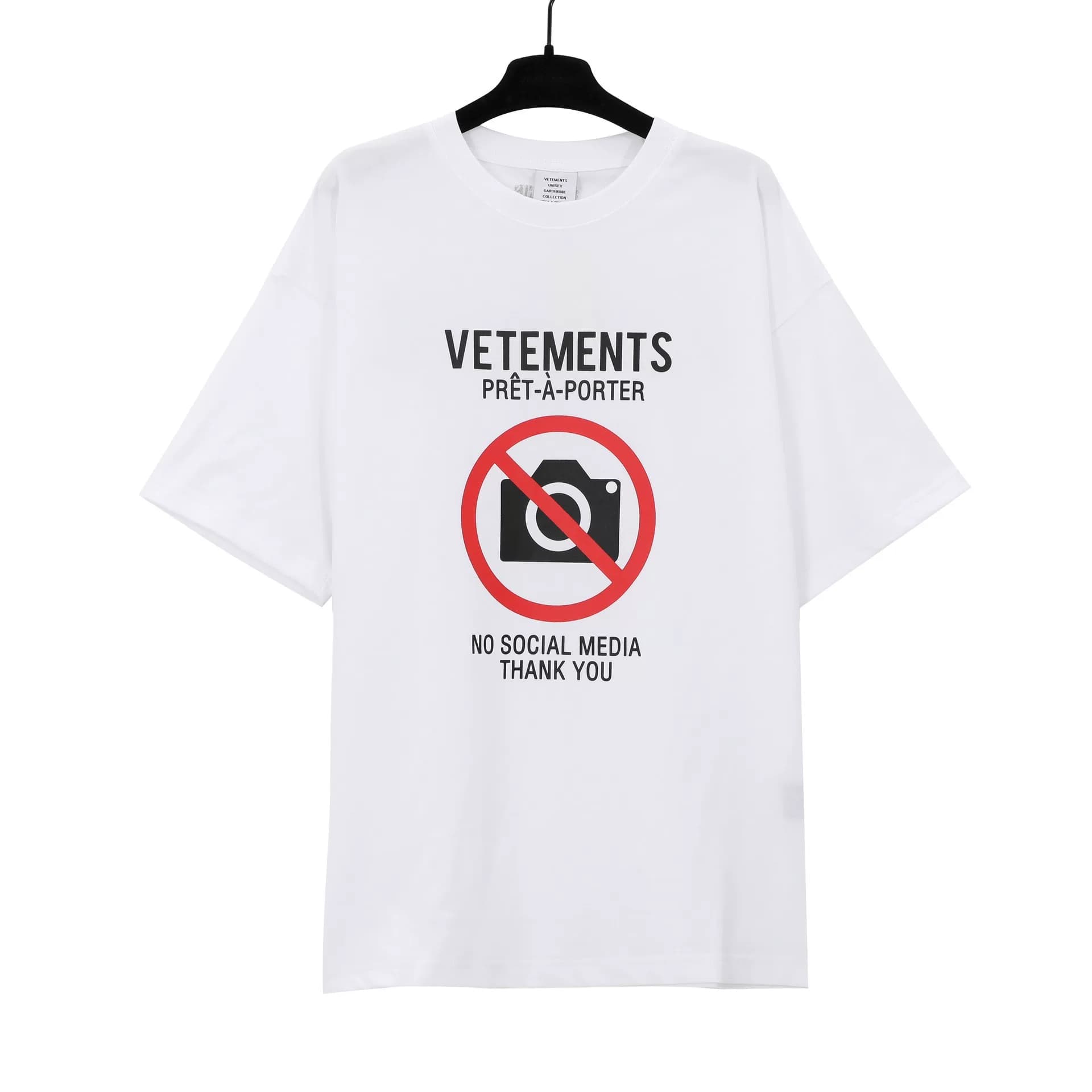 Новая камера VETEMENTS Witt Meng для печати логотипов в социальных сетях beauty