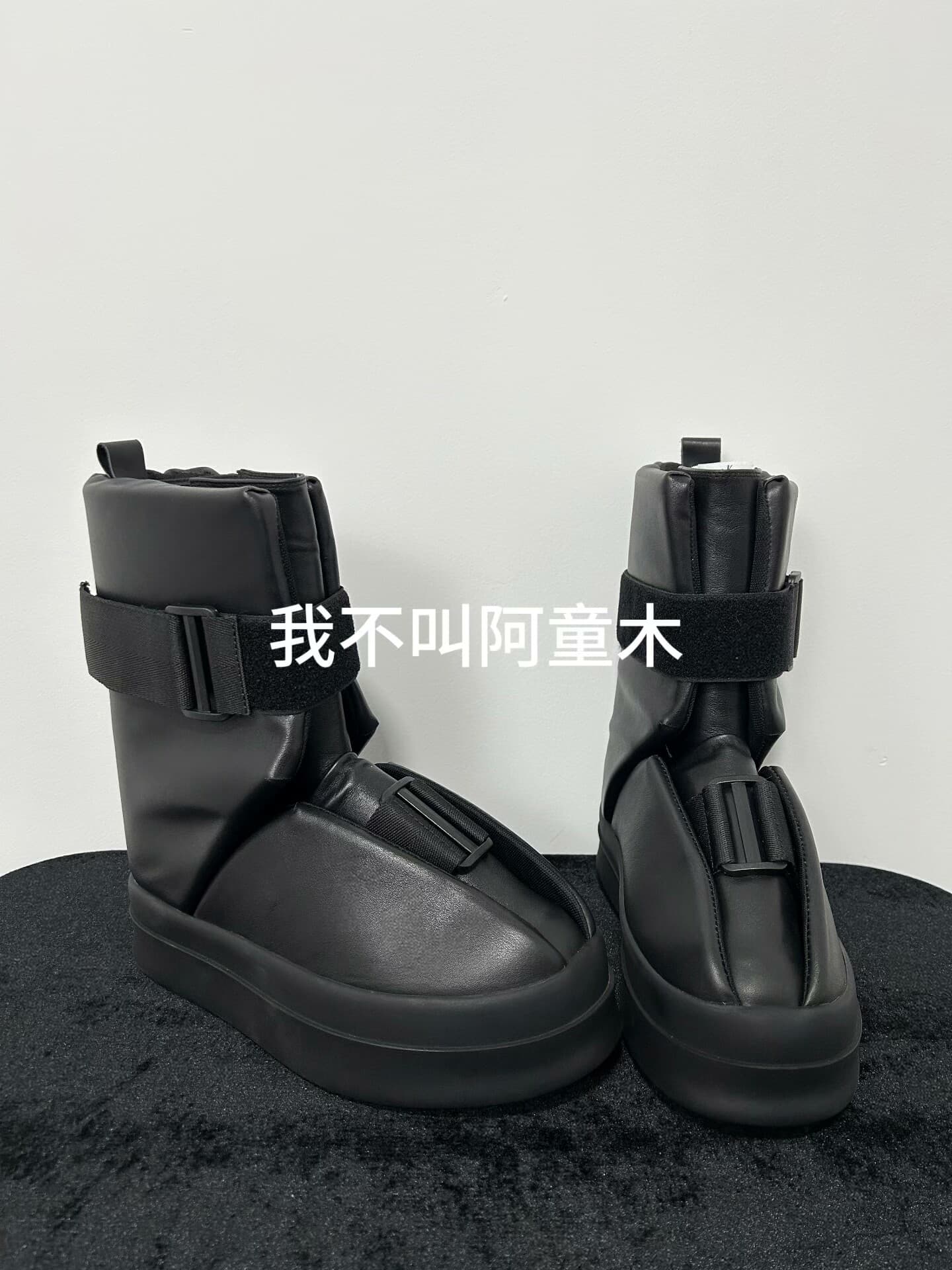 【Бесплатный возврат и обмен】 RICK OWENS 23ss демонстрирует гипсовые ботинки для переломов