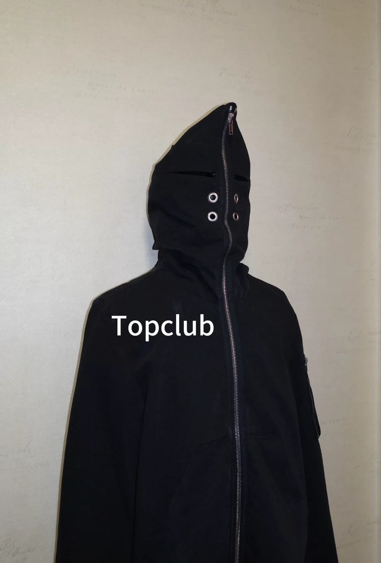 Свитер с капюшоном на молнии Rick Owens 23ss Shark