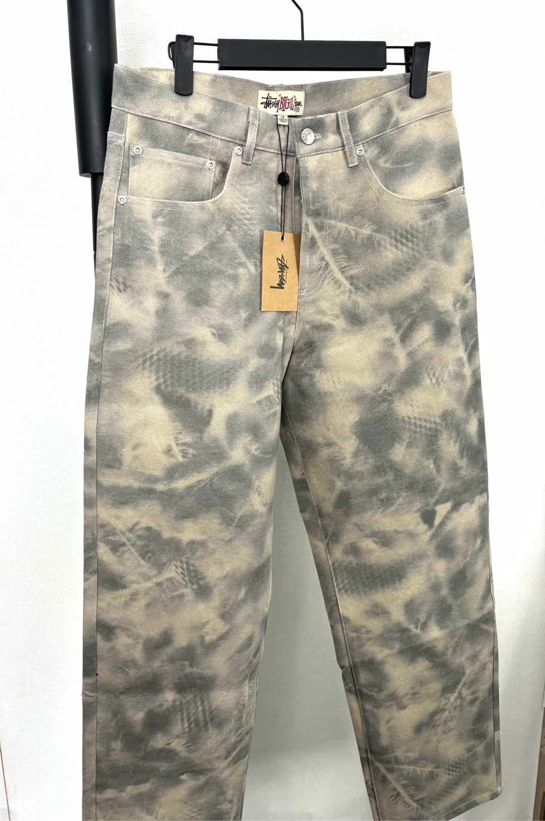 Оригинальные аутентичные камуфляжные брюки Stussy FW24