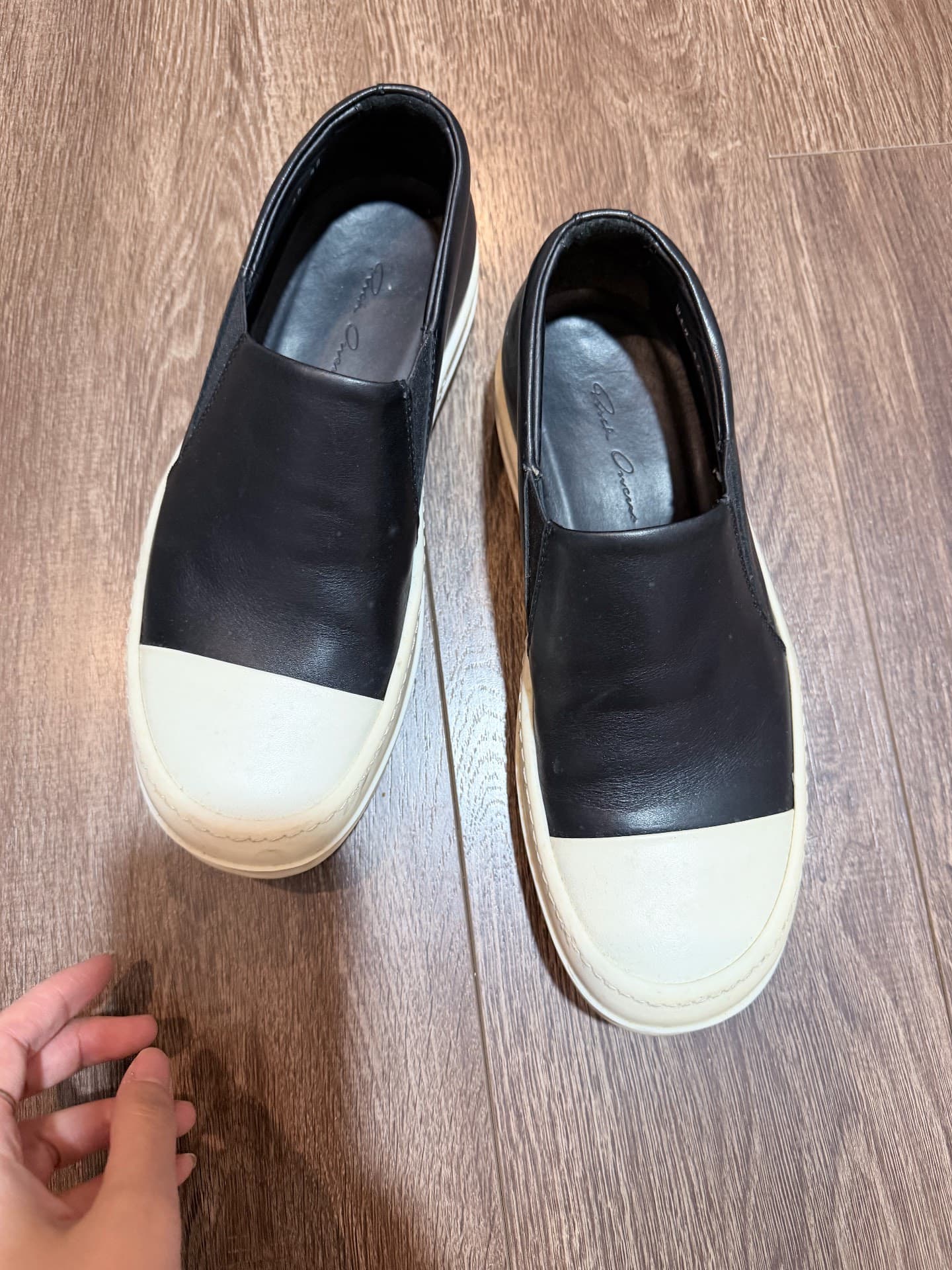 Педальные туфли для личного пользования Rick Owens 38-го размера из натуральной кожи основной линии