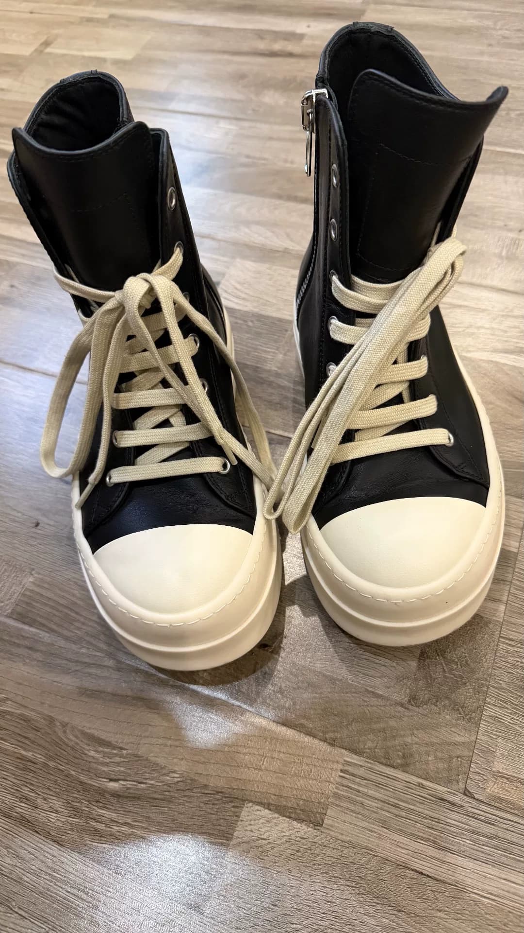 Кроссовки RICK OWENS из воловьей кожи на толстой подошве big Converse 26, новый размер 37