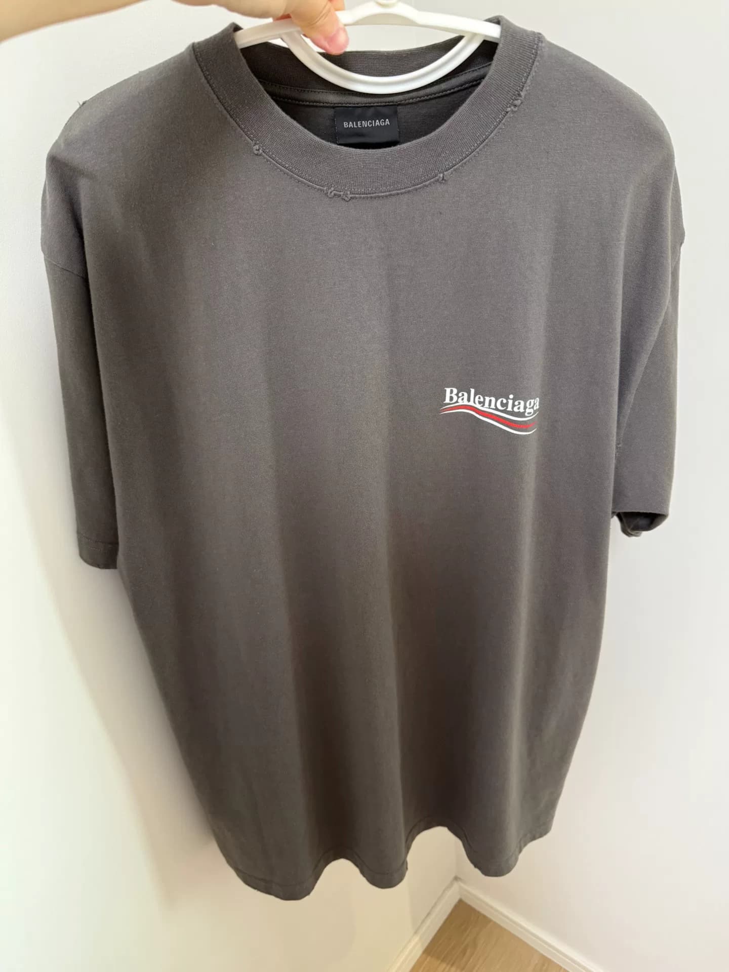 Balenciaga, мужская футболка с короткими рукавами, размер xs
