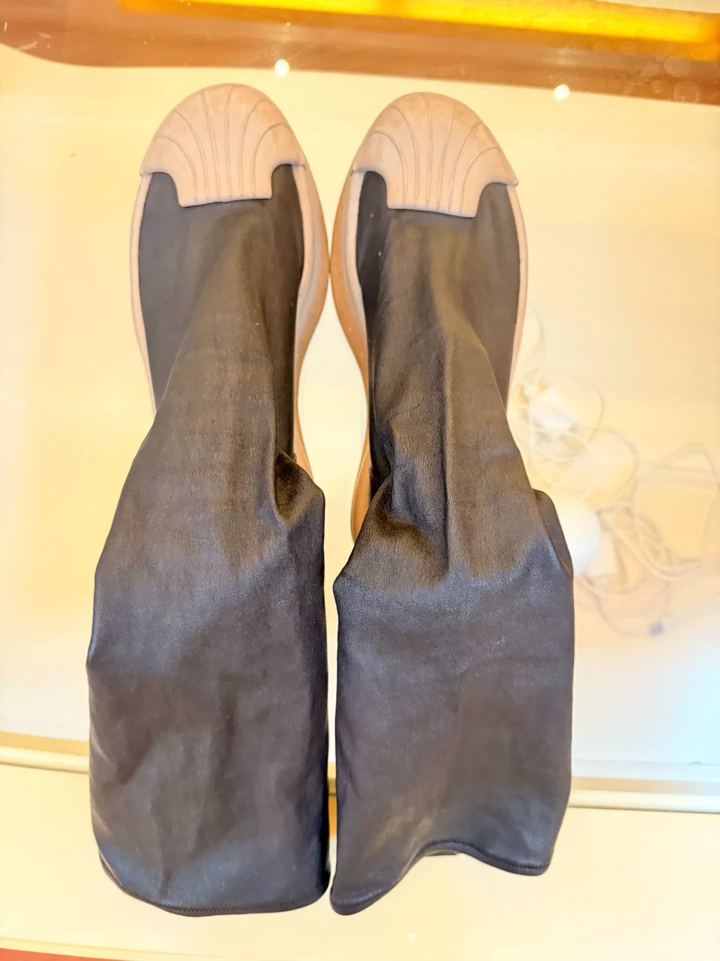 Rick Owens x кобрендовые ботинки на овчине с высокой талией от Adidas