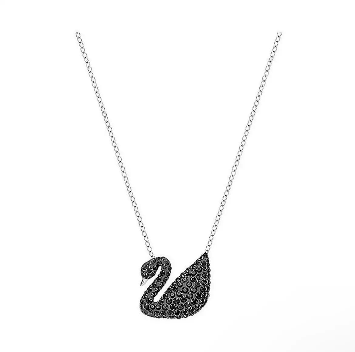 SWAROVSKI/Классическая ключица Swarovski Black swan