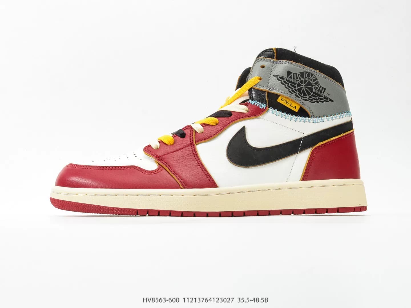 Футболка с высоким берцем Union LA x Air Jordan 1, белая