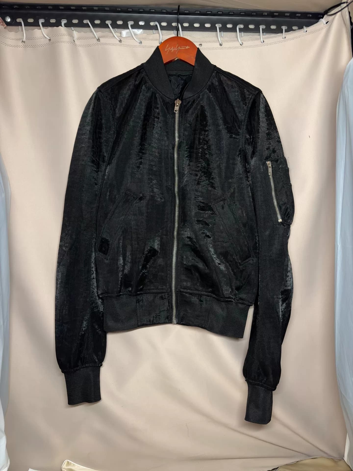 Бомбер Rick Owens 14ss из тонкого нейлона MA-1