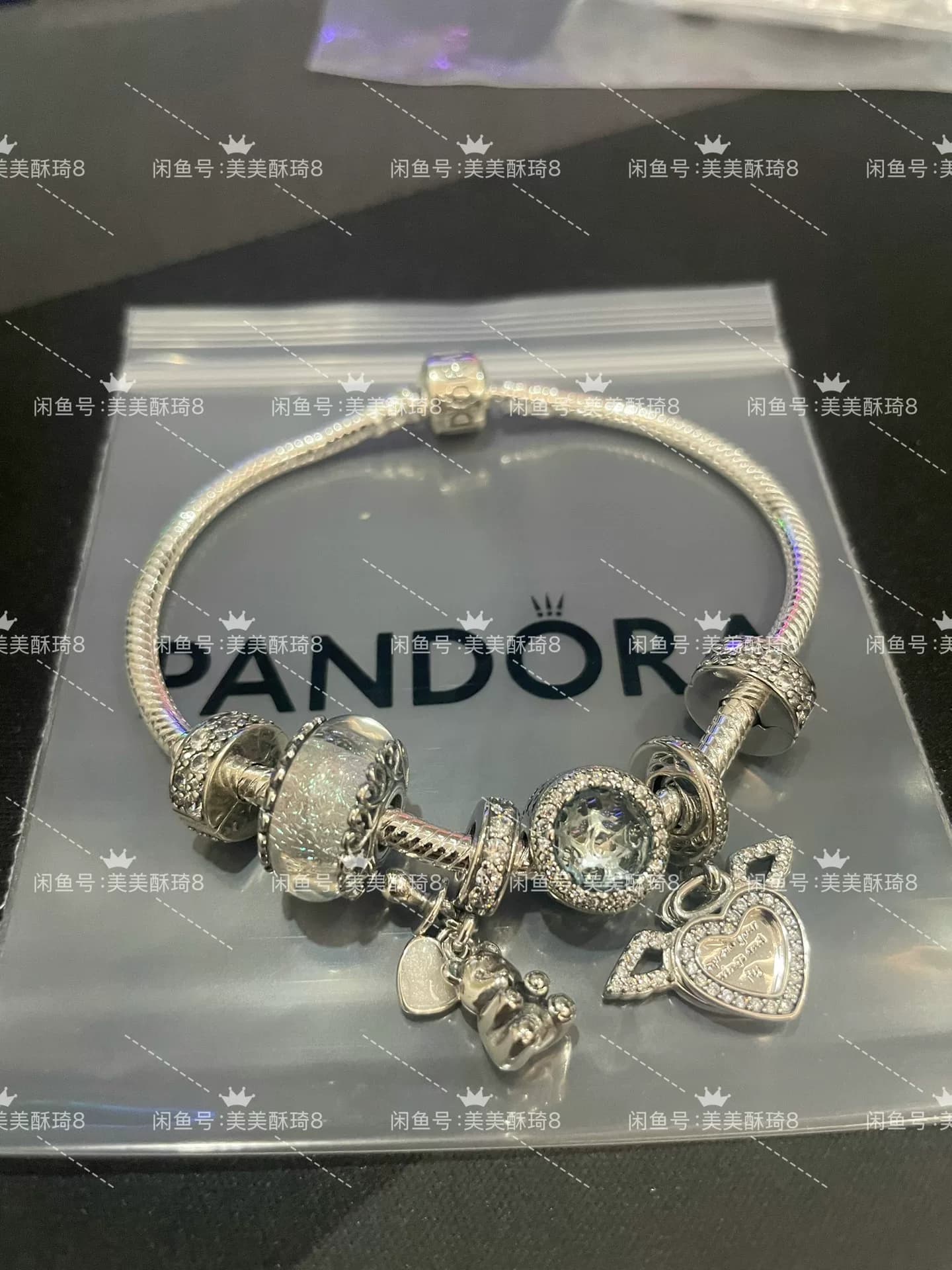 Браслет Pandora Pandora Cute Pet Angel из серебра 925 пробы