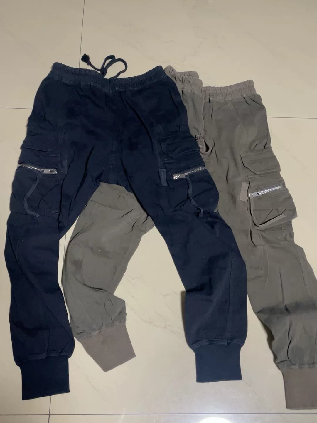 Освободите гардероб, повседневные мужские брюки Rick Owens main line, размер L, брюки на завязках