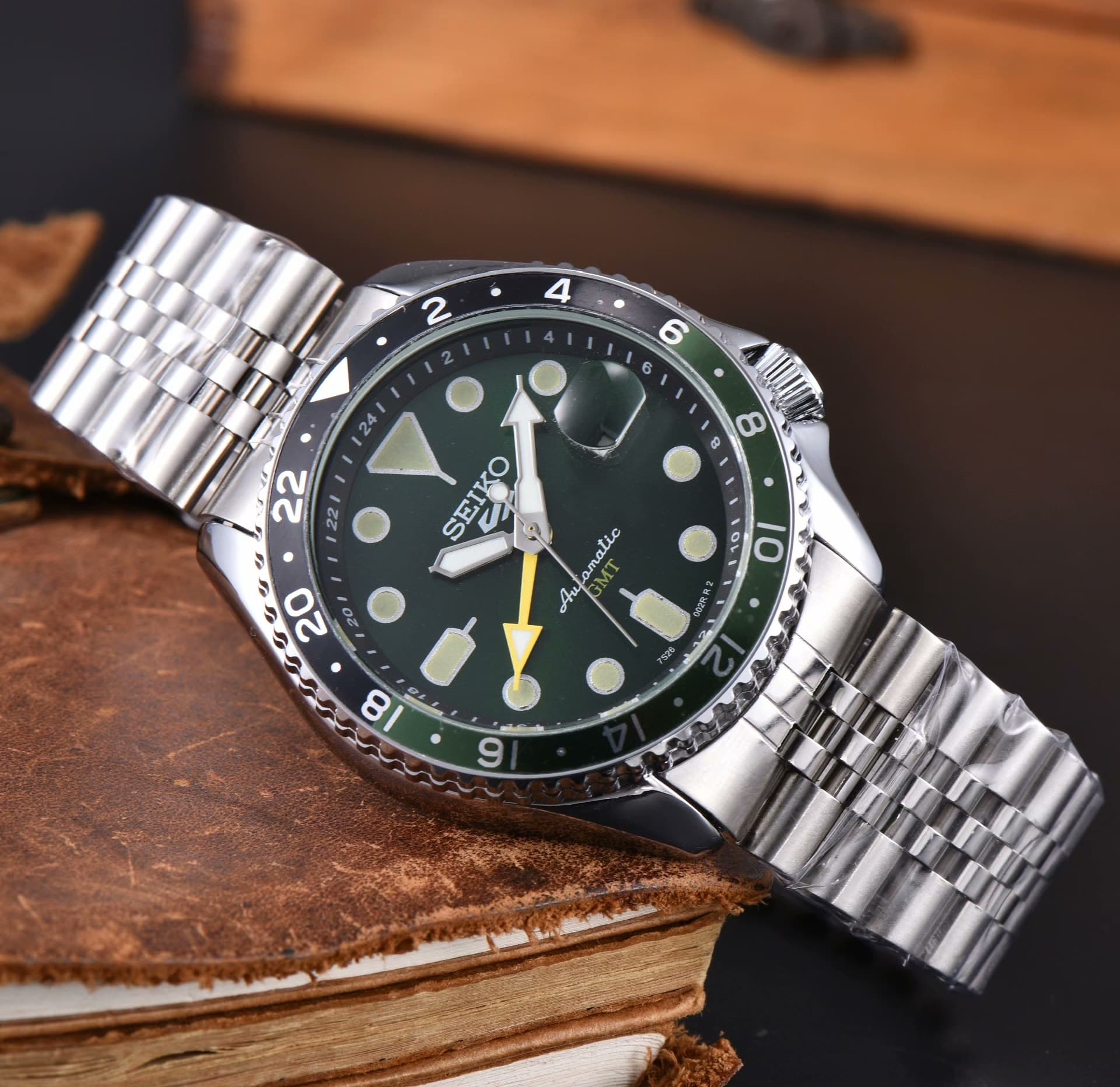 Seiko Спортивные часы SEIKO 5 серии GMT с автоподзаводом, комплекс № 5
