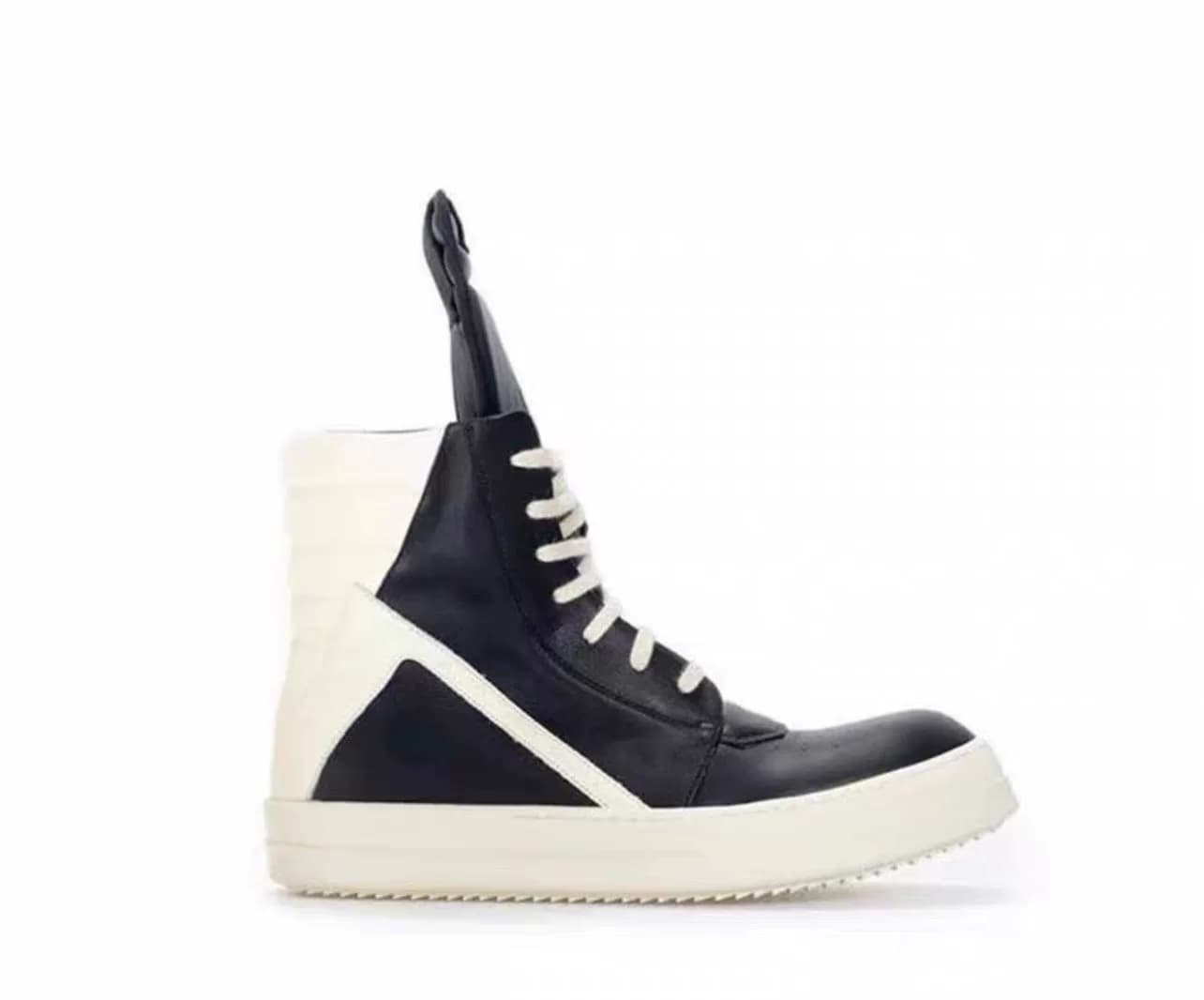 Черно-белый перевернутый треугольник rog home rickowens перевернутый треугольник
