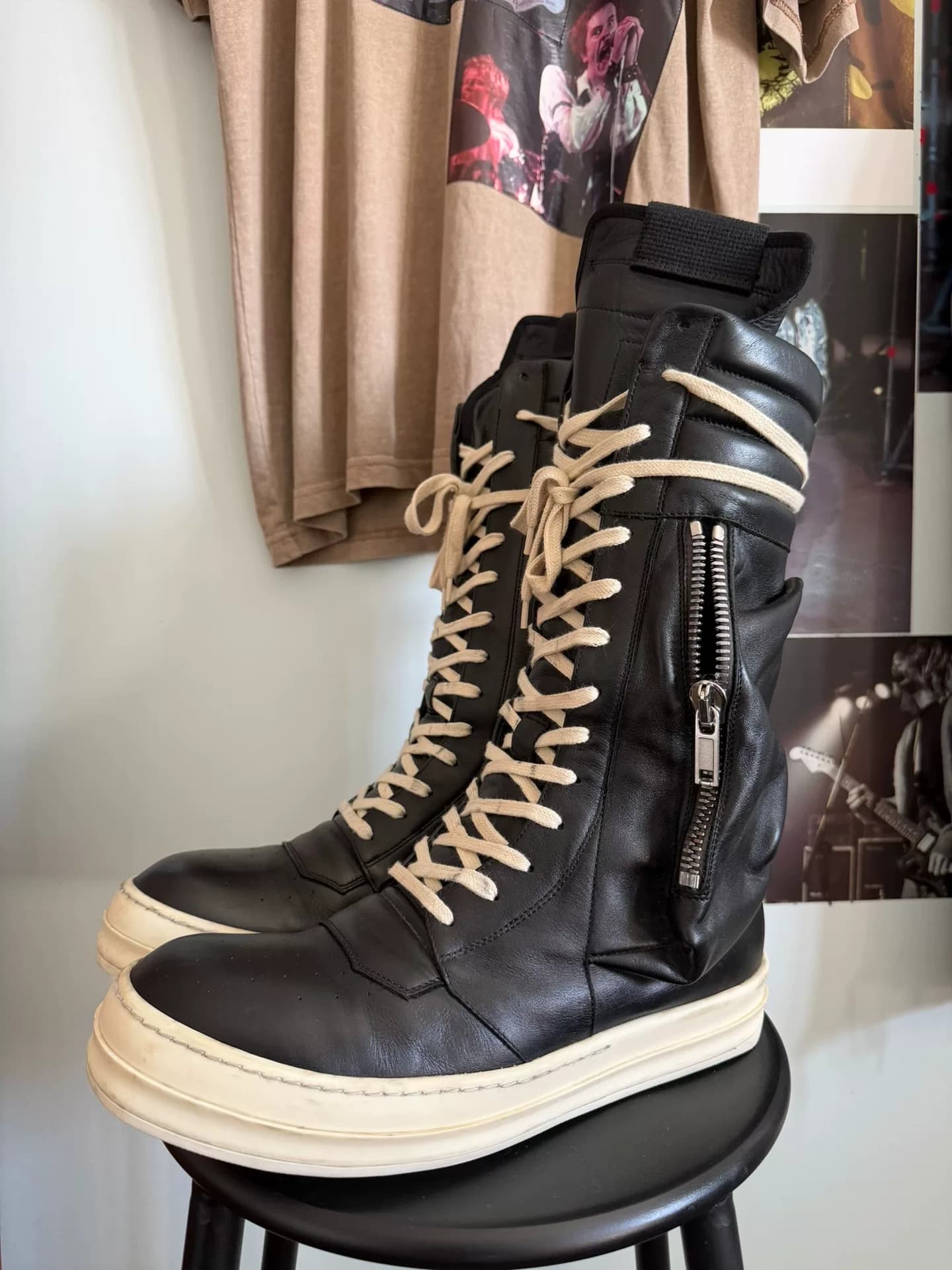 ботинки основной линии rickowens Cargo basket