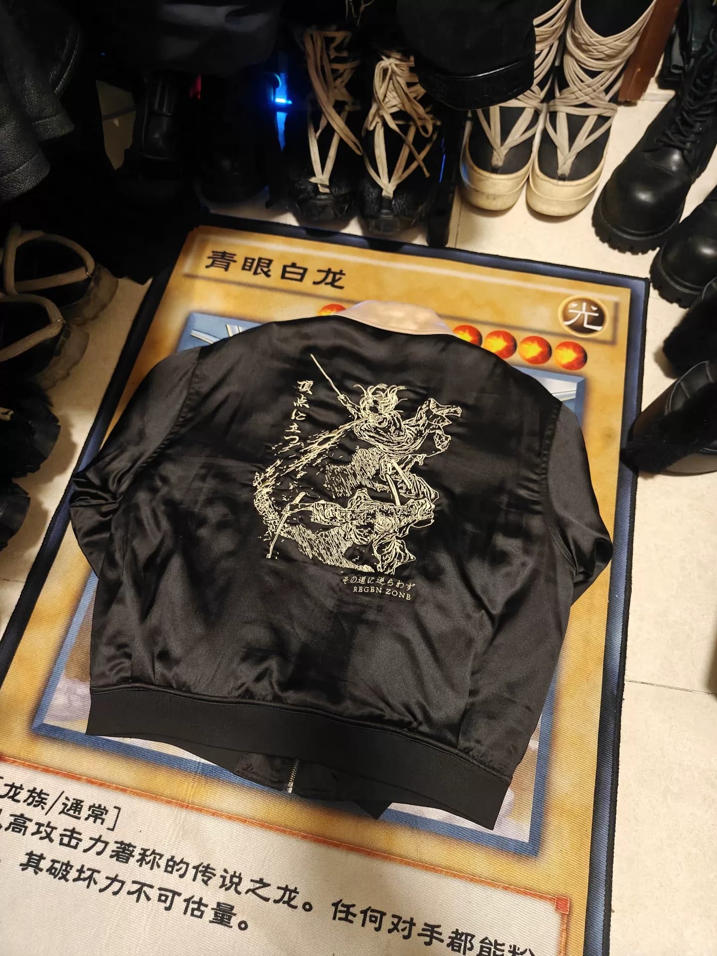 REGEN ZONE 25ss "RIOT" Японский триацетат Ronin Black