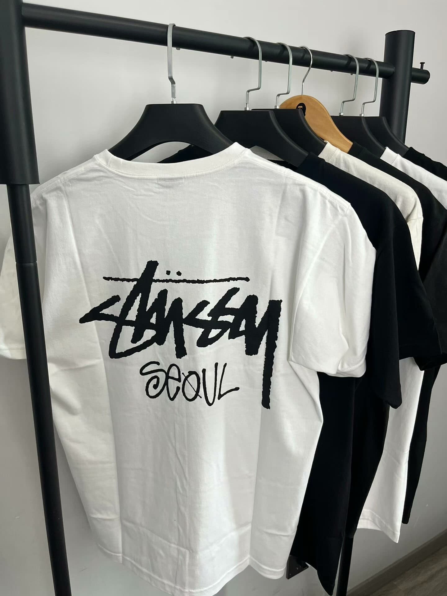 Лимитированная серия Stussy City Seoul limited tee футболка с короткими рукавами