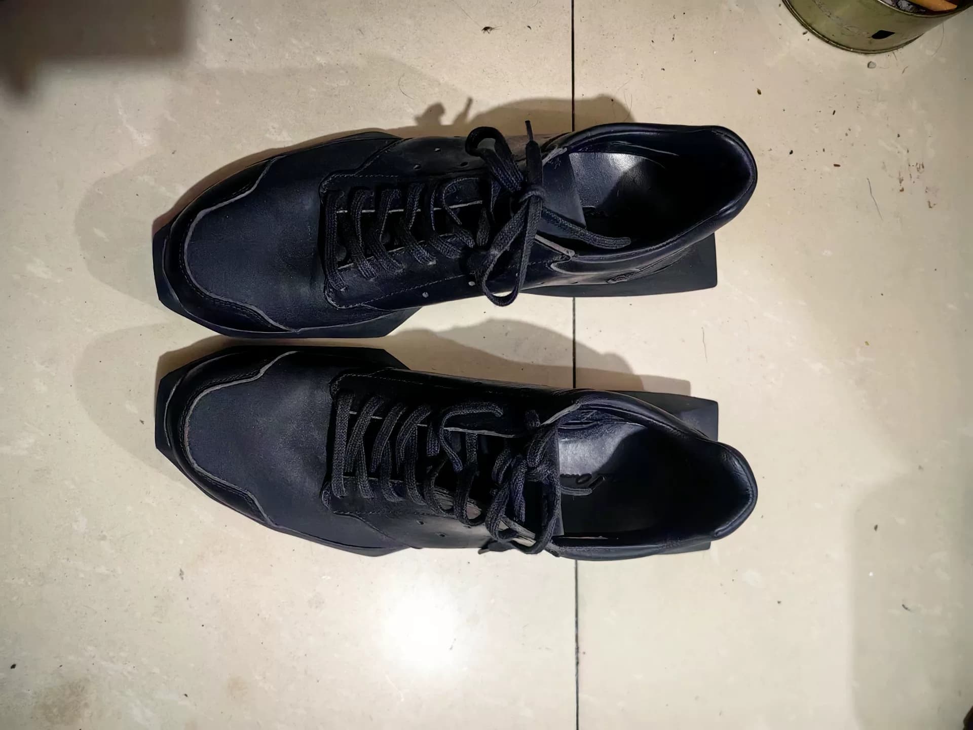 Кроссовки RICK OWENS x Adidas joint tank shoes черные 44