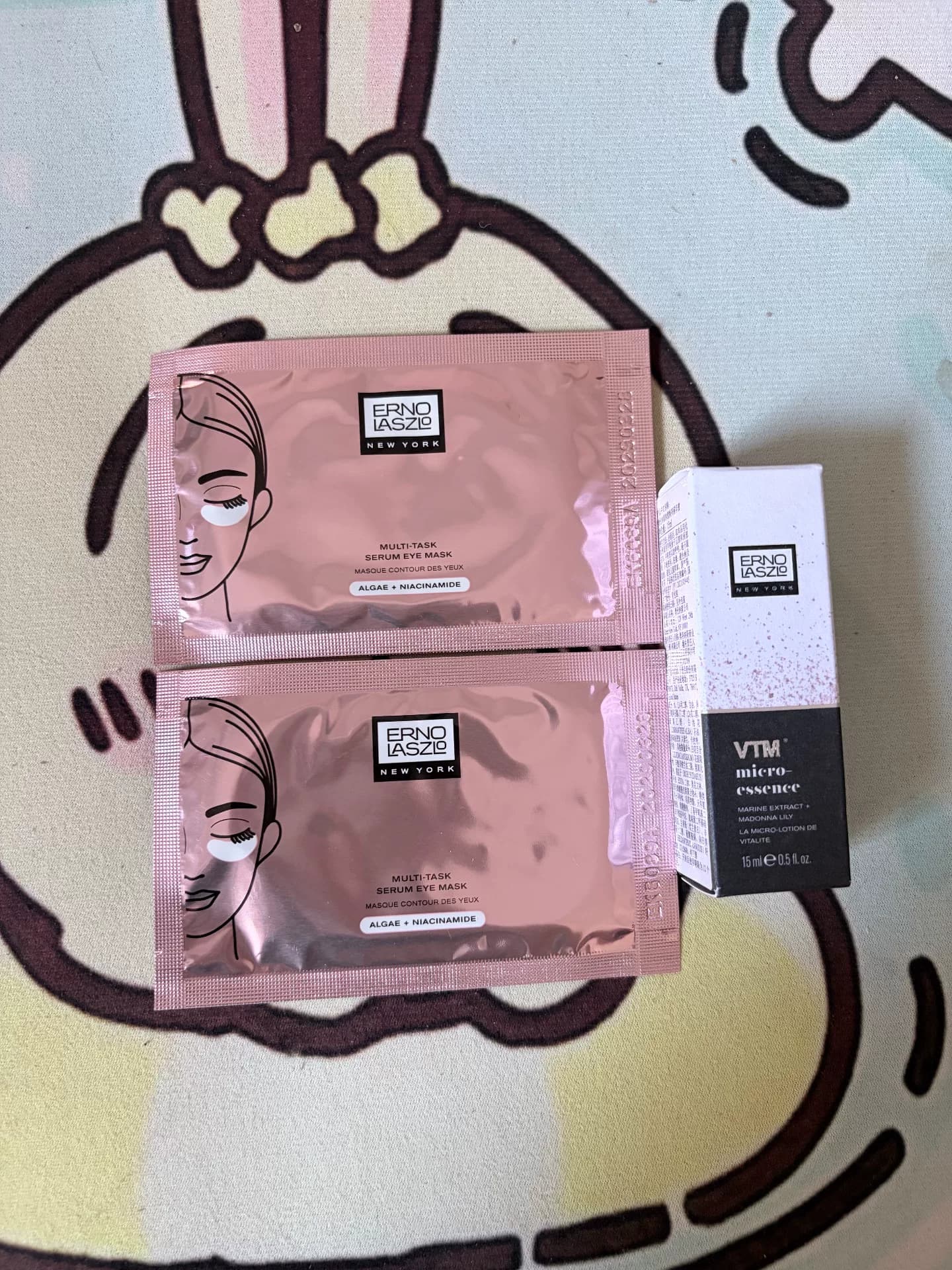 Из серии Olenassu multi-effect essence Яркая маска для глаз, 2 штуки + Olenassu VTM Micro essence, 5 мл