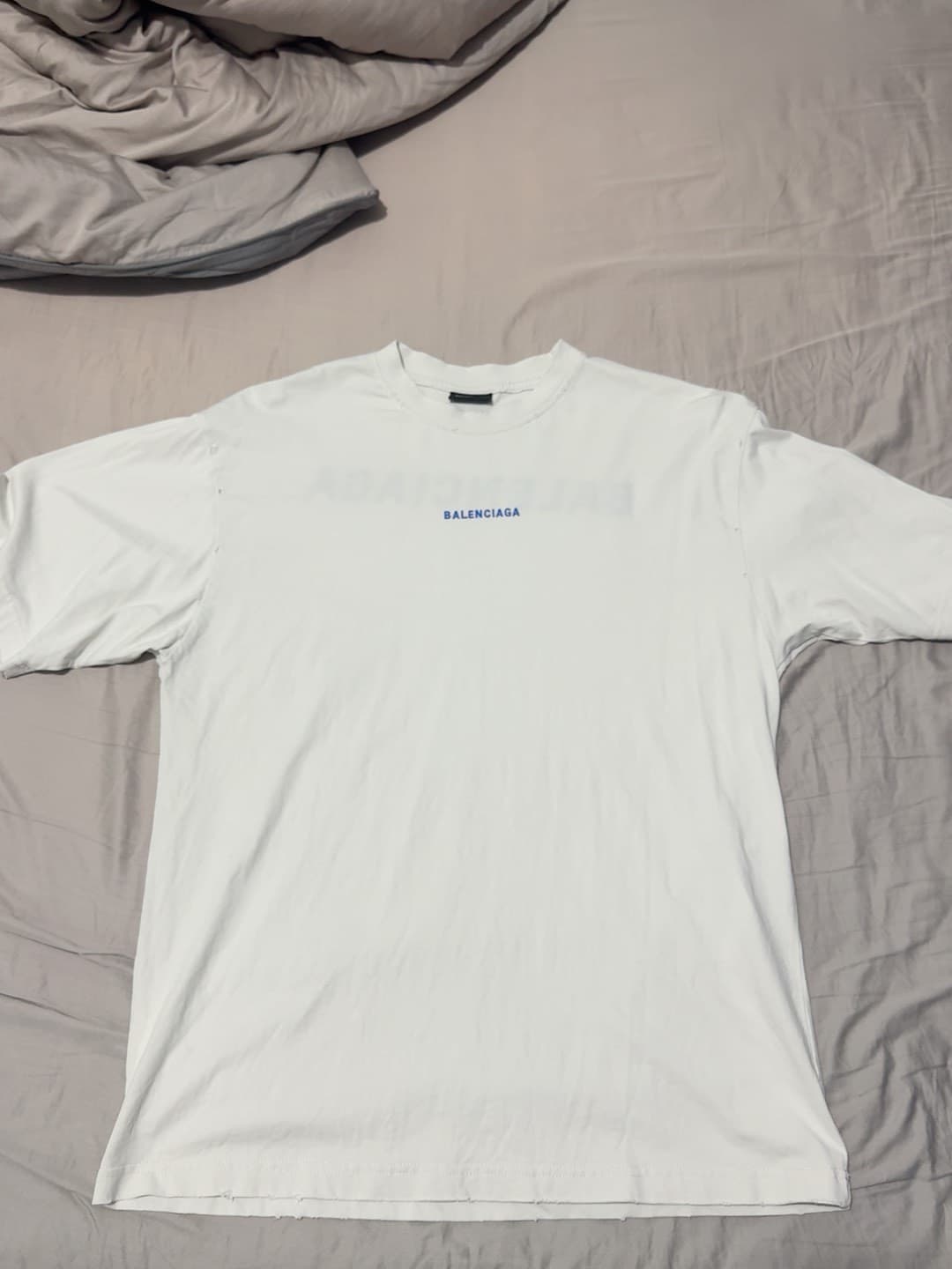 Balenciaga Белая футболка Balenciaga с короткими рукавами размера XS