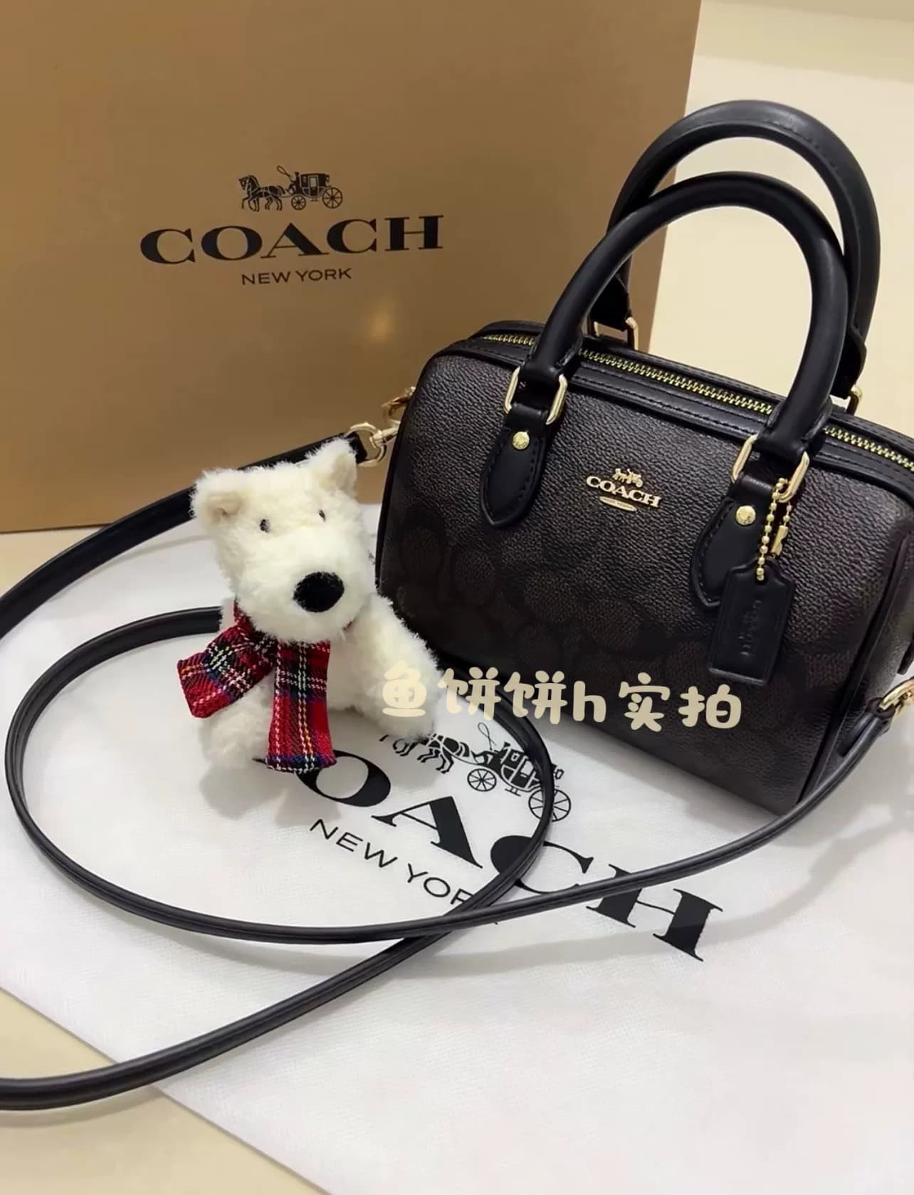 Подлинный совершенно новый американский тренер Ole Coach Boston mini black coffee dark маленькая подушка
