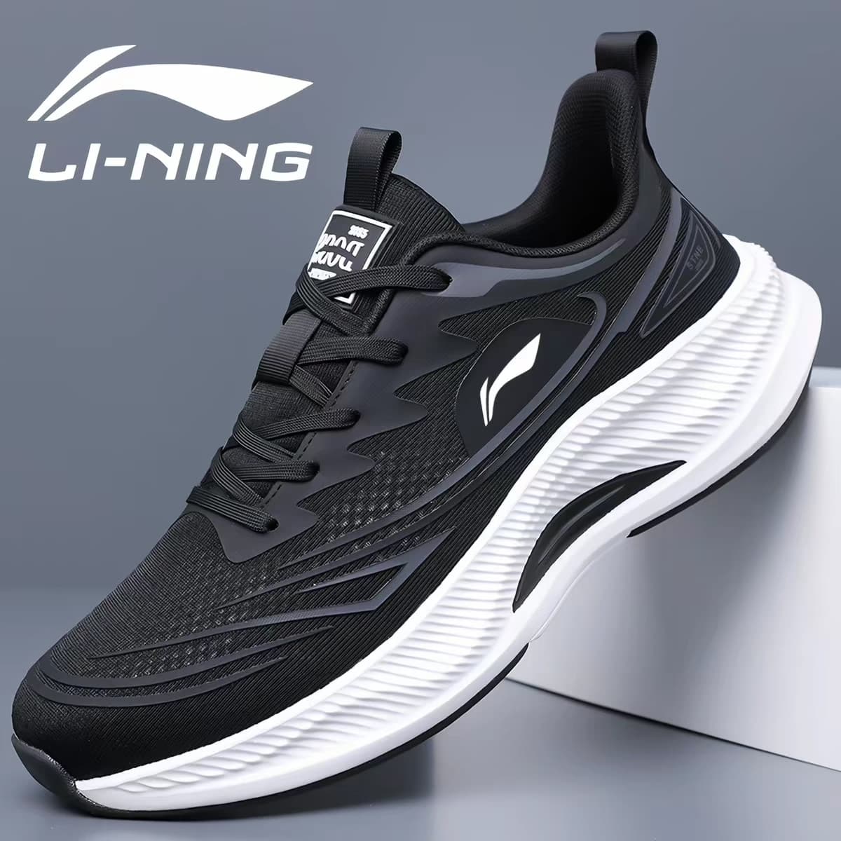 мужская спортивная обувь Li Ning, летние модели повседневной обуви, дышащие модели из сетки, 38-4