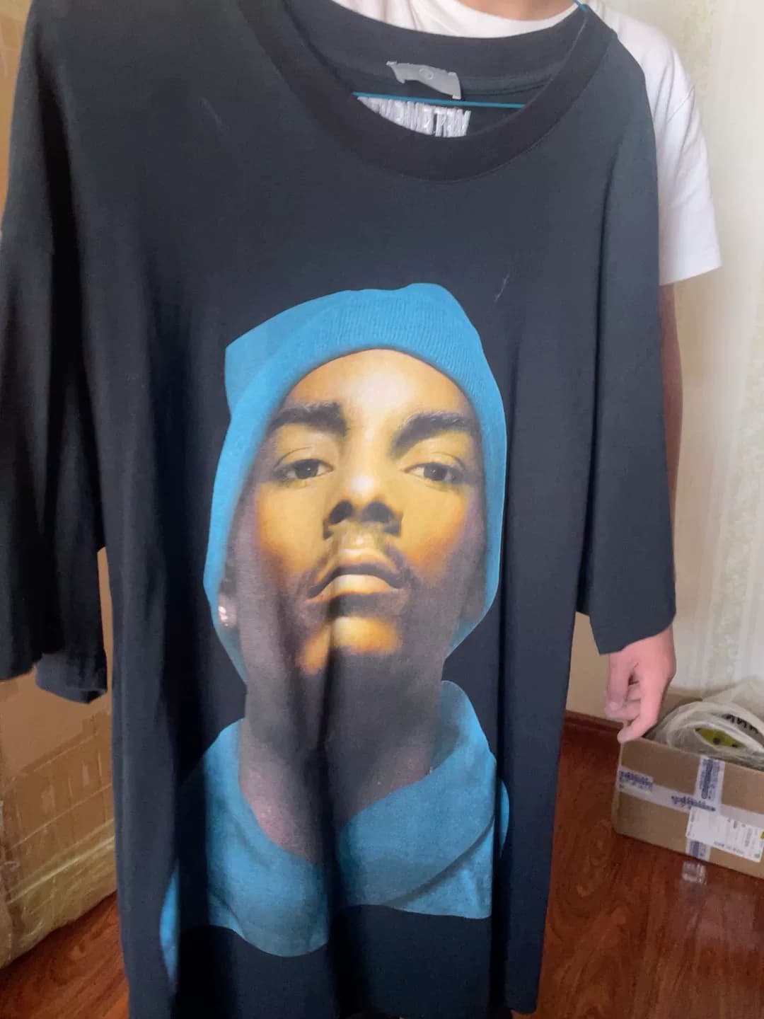Футболка с короткими рукавами VETEMENTS Snoop Dogg, черная, positive