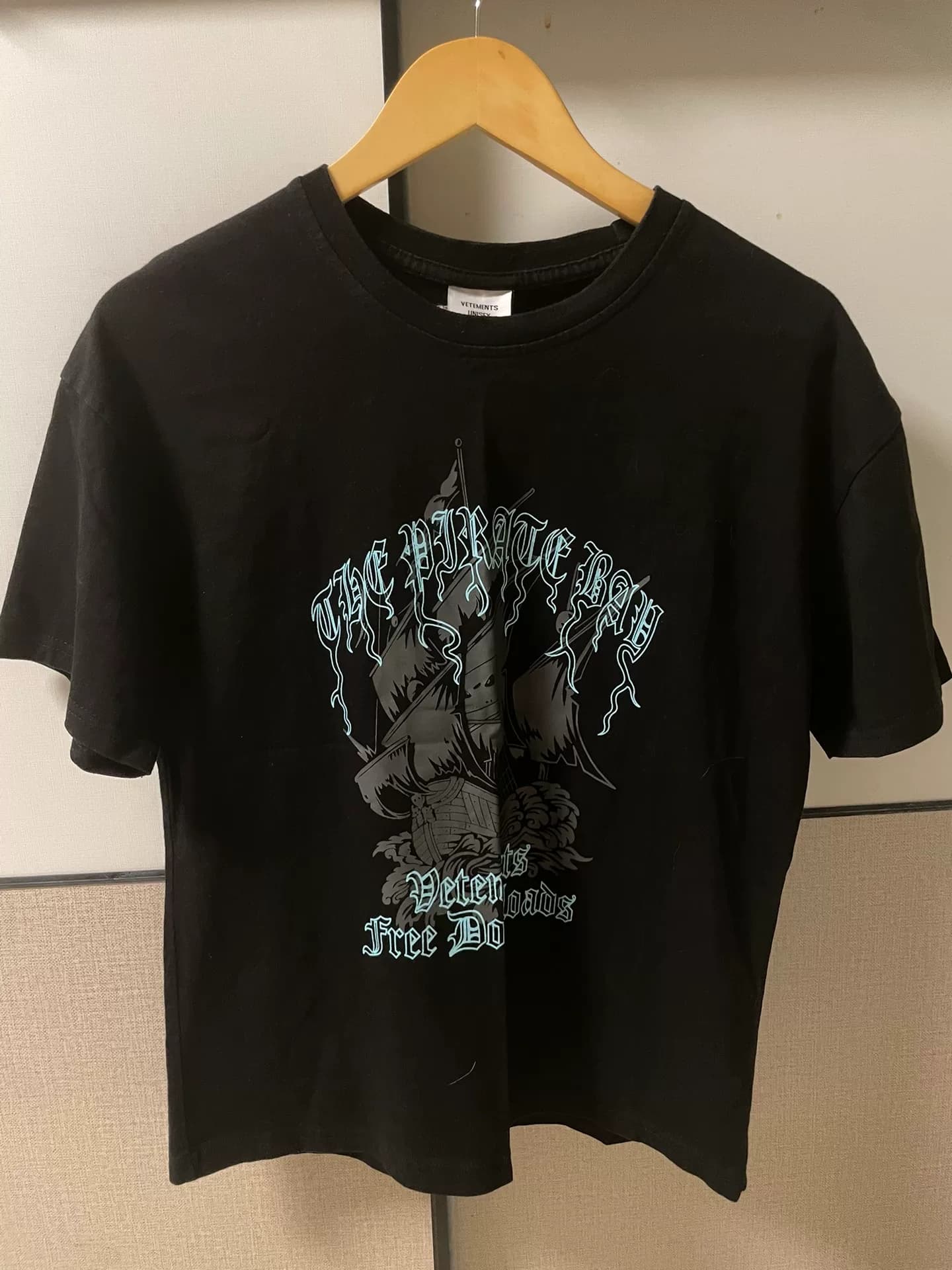 Футболка с коротким рукавом Vetements 19aw Corsair