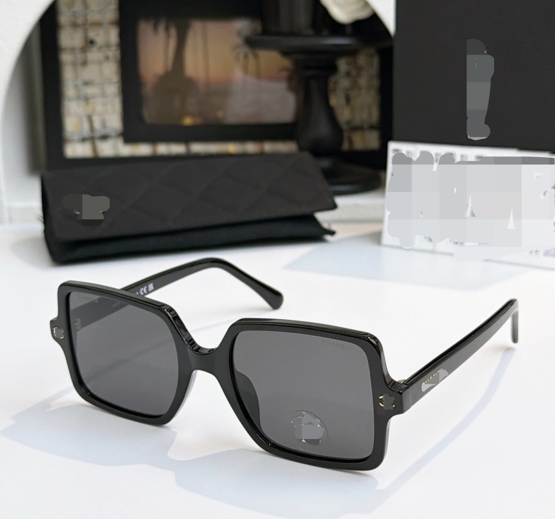 Солнцезащитные очки CHA***Chanel/Er 9193 Xin Zhilei в том же стиле