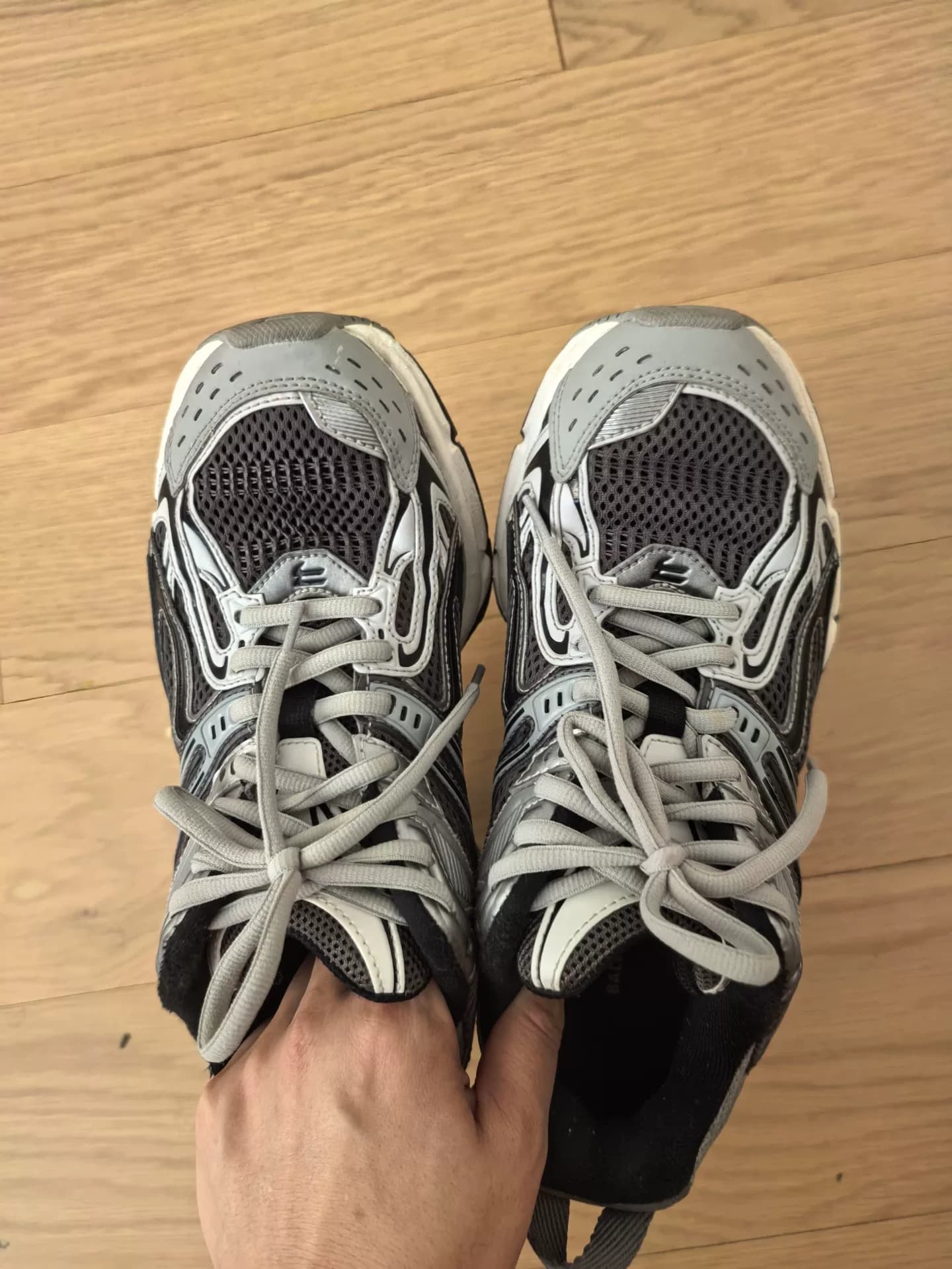 Весенние туфли Balenciaga X-Pander, серые, размер 36,