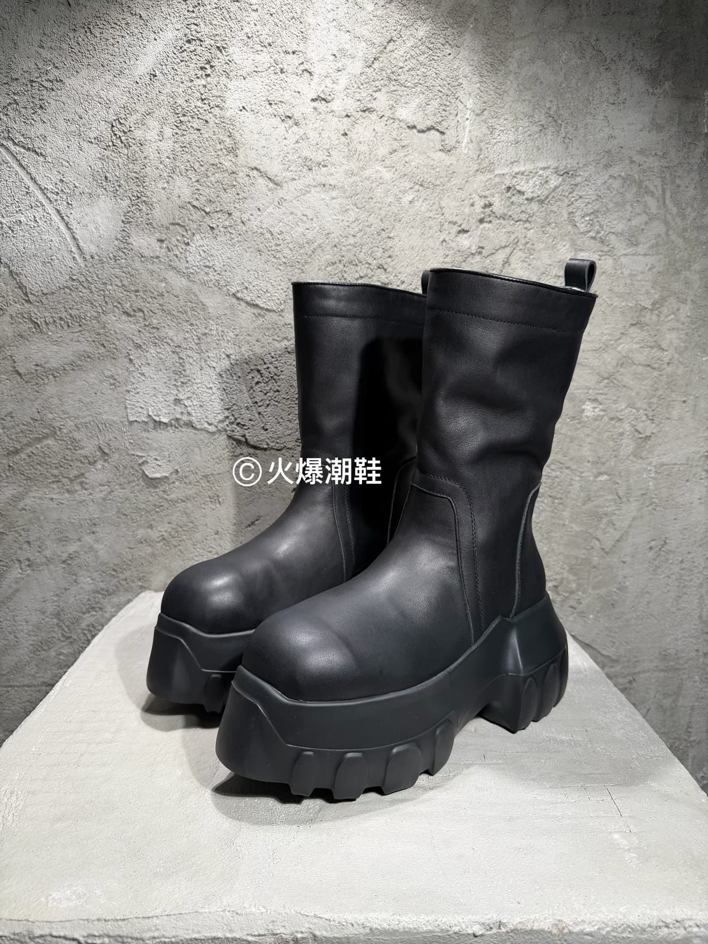 Высокие ботинки RICK OWENS 2026SS нового поколения с рукавами и осьминожьей подошвой