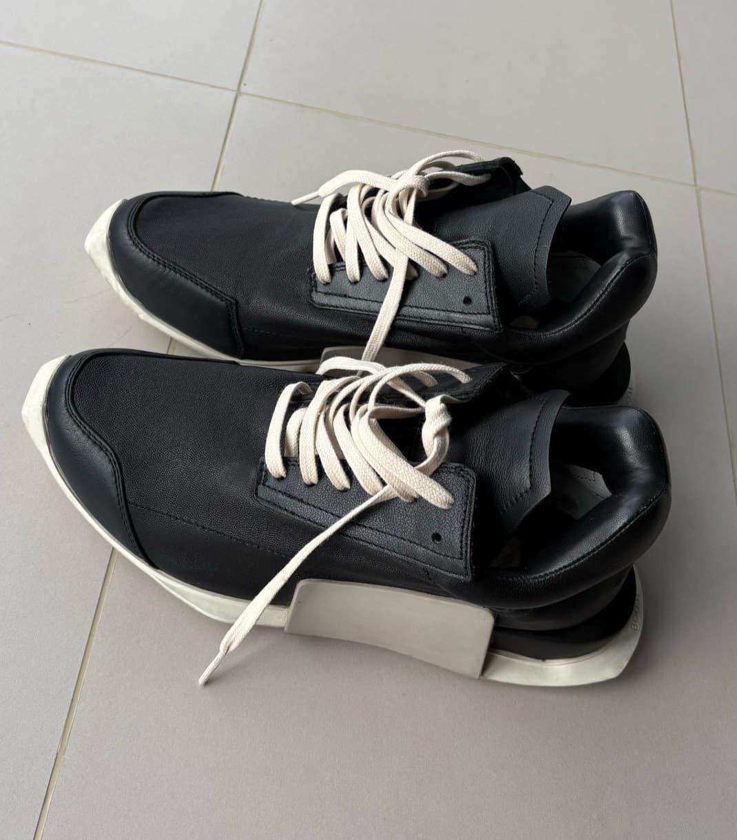 Кроссовки от Rick owens и adidas, размер 40, из овечьей кожи