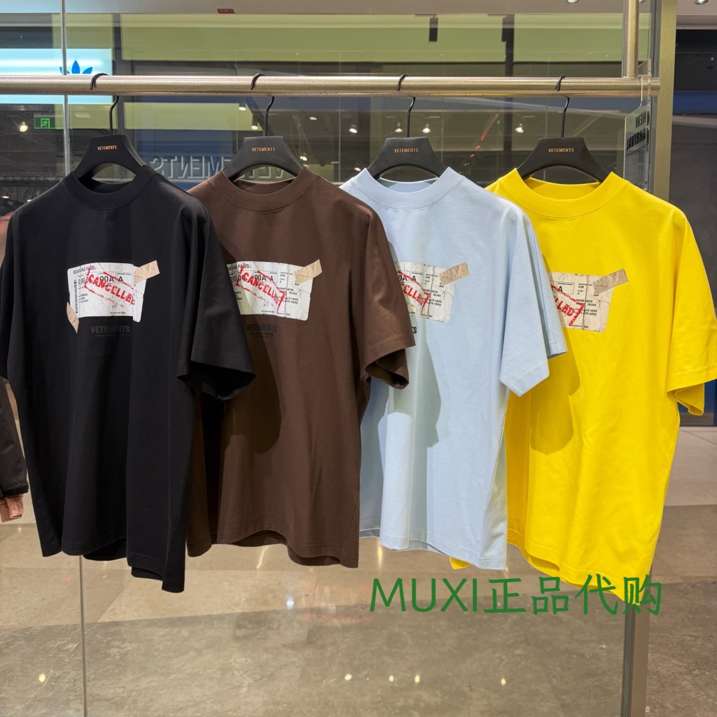 Новая футболка с короткими рукавами VETEMENTS для мужчин и женщин 361520