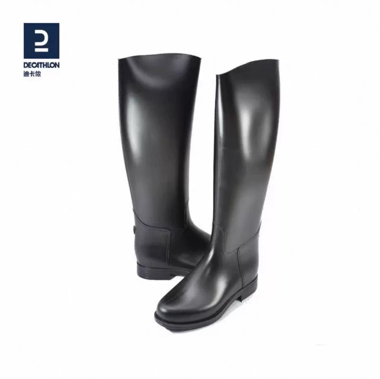 Высокие сапоги для верховой езды Decathlon FOUGANZA, по одной паре 38-го и 40-го размеров, совершенно новый ремень