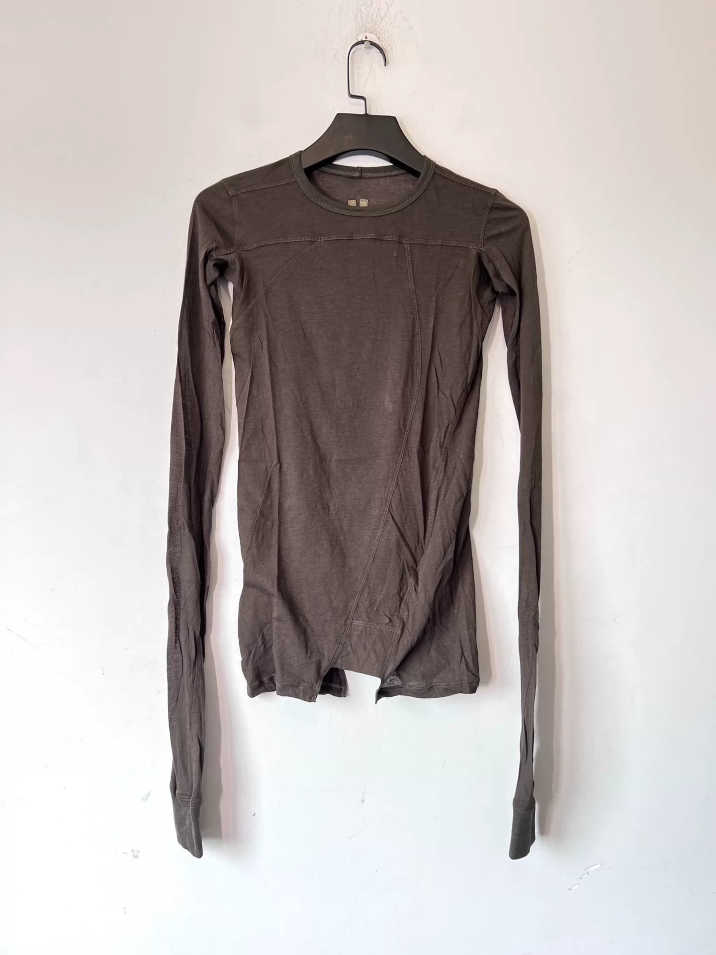 Rick Owens RO- нерегулярный низ с длинными рукавами, совершенно новый размер S без бирки