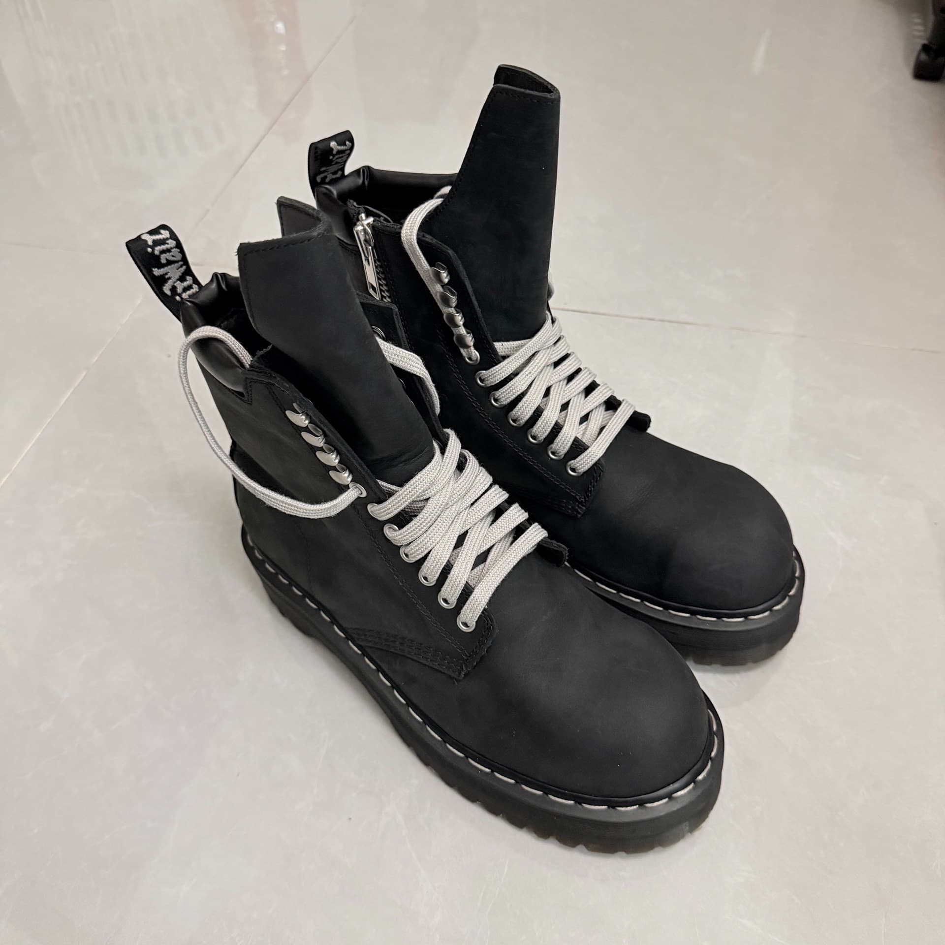 Рик Оуэнс, доктор медицинских наук.Ботинки Martens RO joint Martin