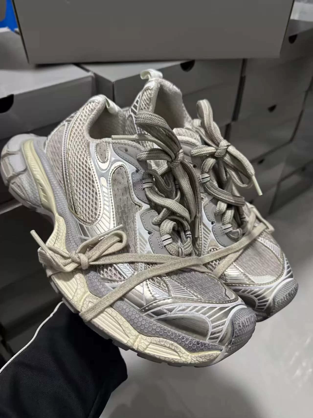 Balenciaga Balenciaga 3XL на шнуровке из сетки