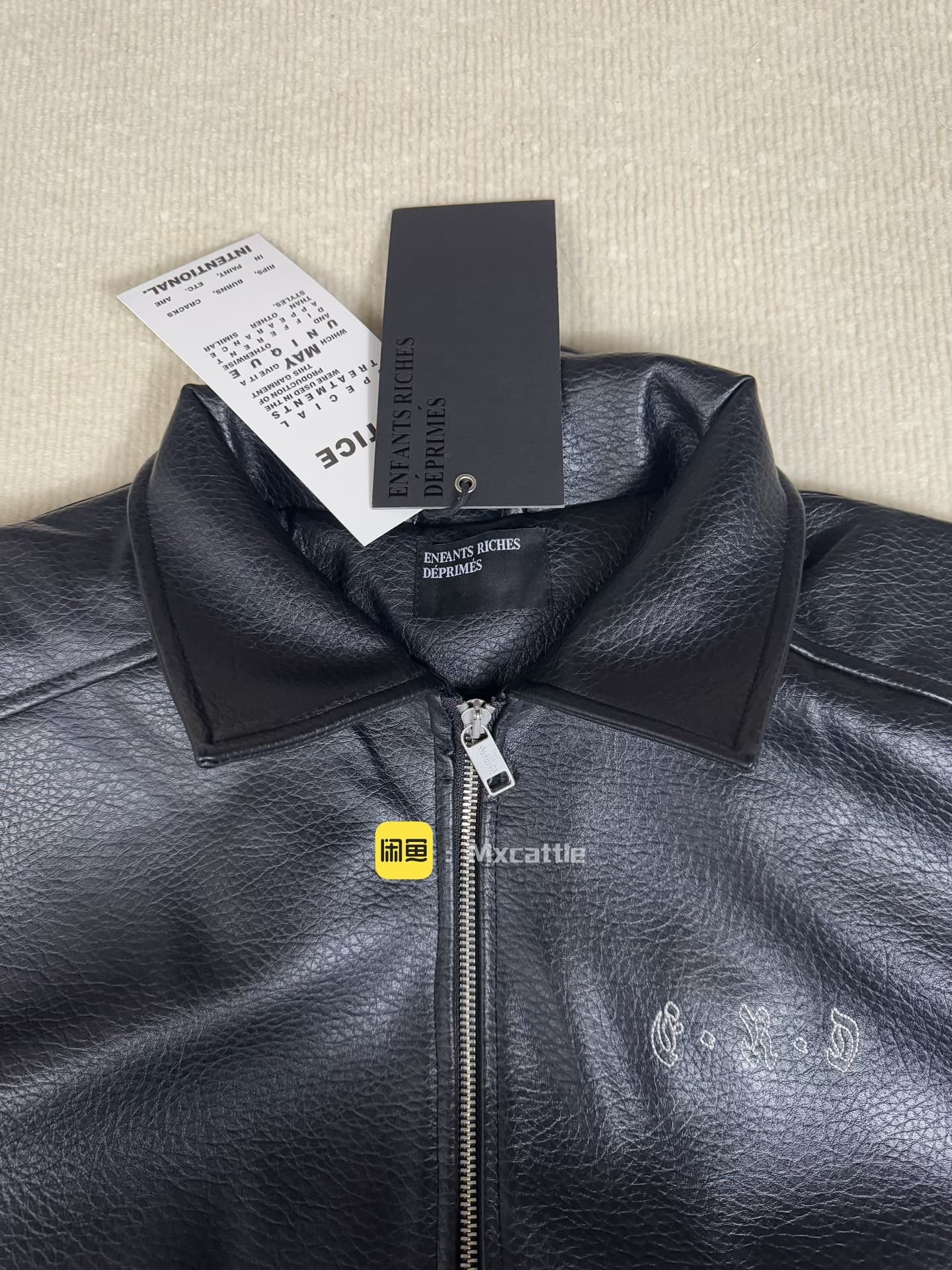 Enfants Riches Deprime E RD 24FW painter leather jacket Размер куртки: S/ M / L/ XL-Сшитая на заказ плотная кожаная куртка…