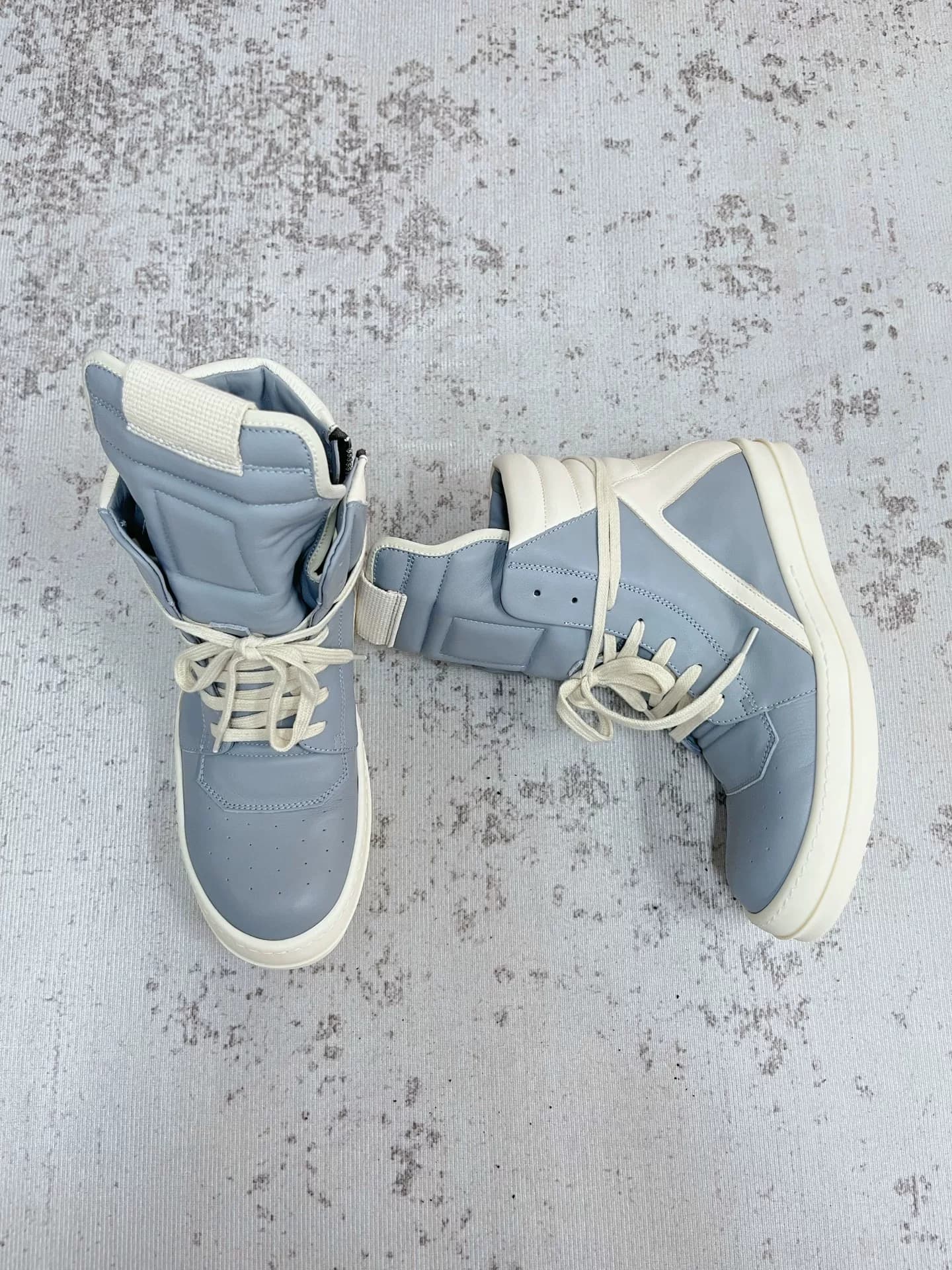 Rick Owens основной светло-голубой перевернутый треугольник 40 ярдов золотые ярды 40-41 оба