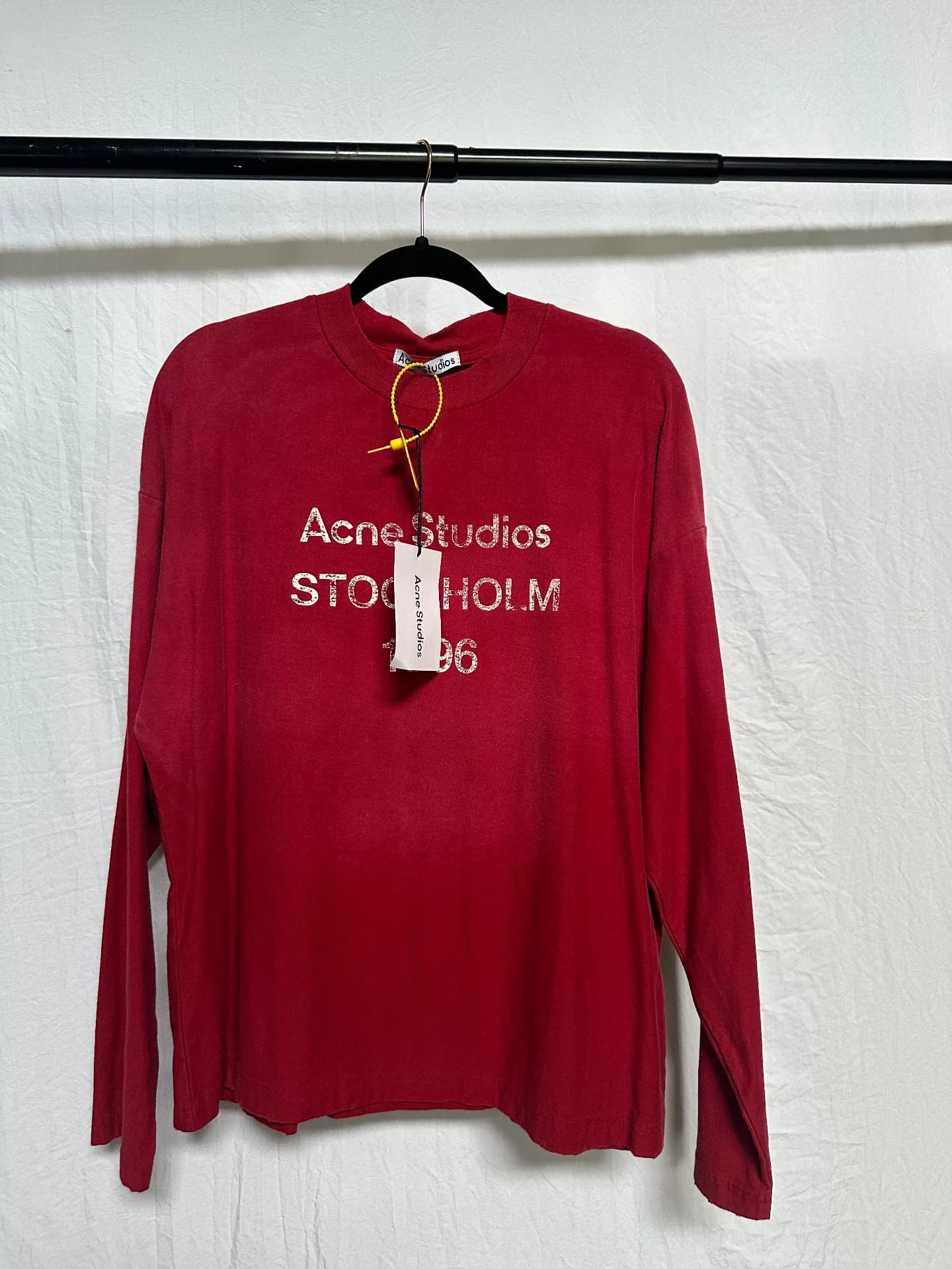 Футболка с длинными рукавами персонального бренда Acne Studios 1996 года выпуска