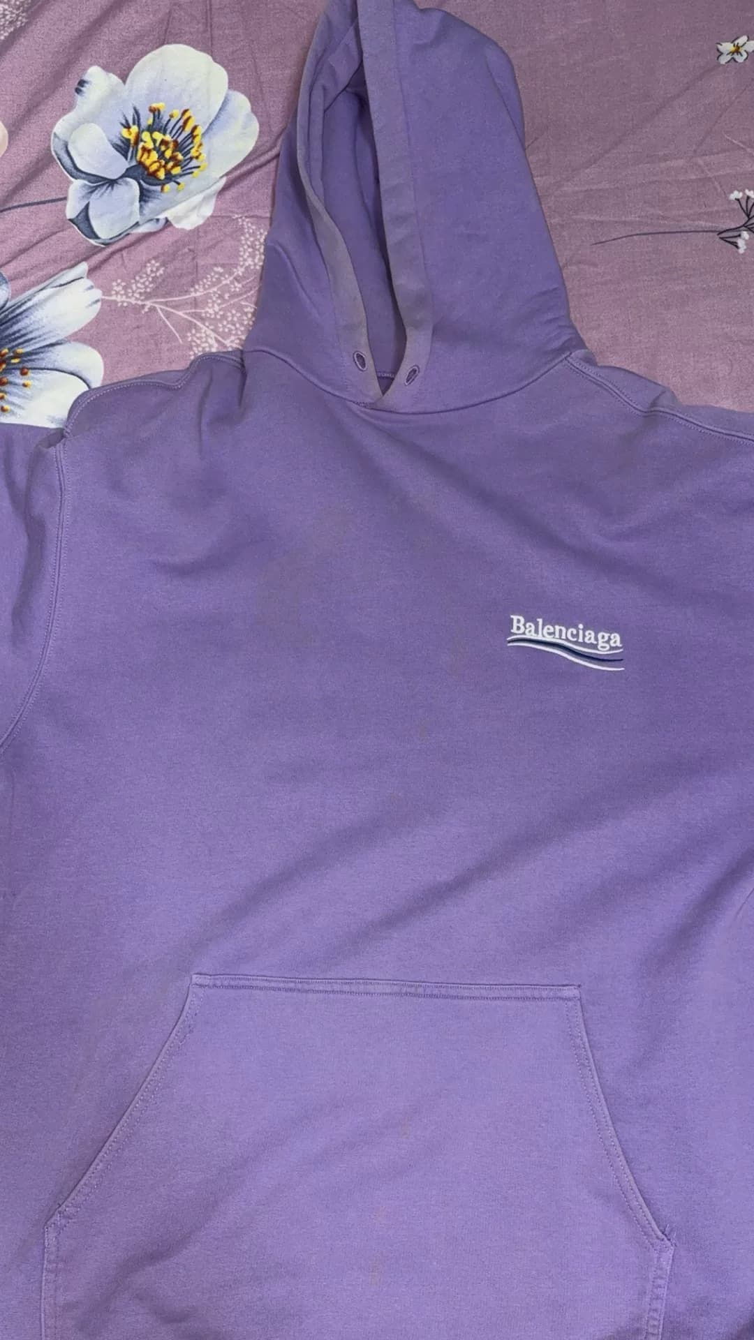свитер с вышитым логотипом Balenciaga Balenciaga Purple Cola