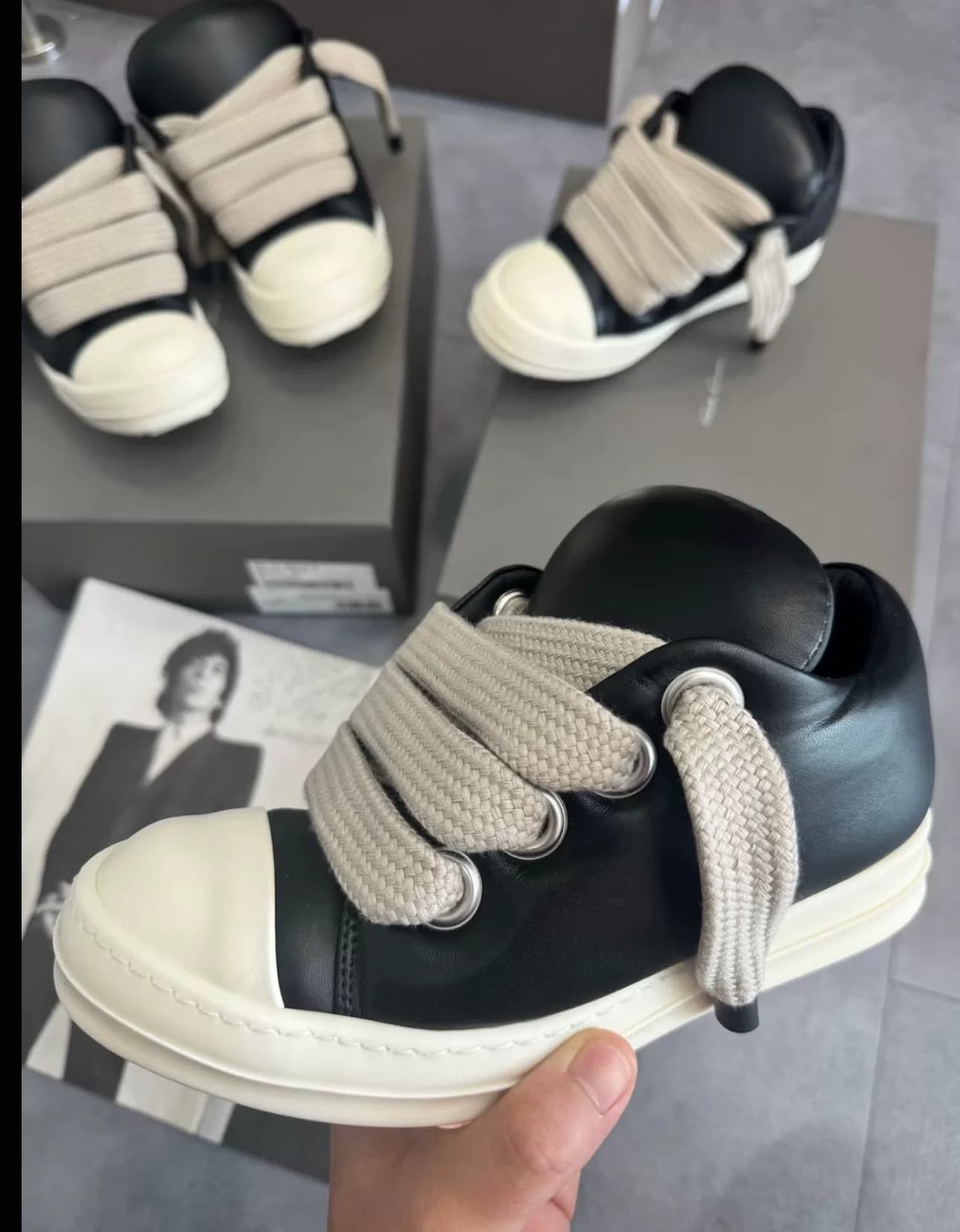 Обувь Rick Owens из основной линейки Fat Ding bread shoes
