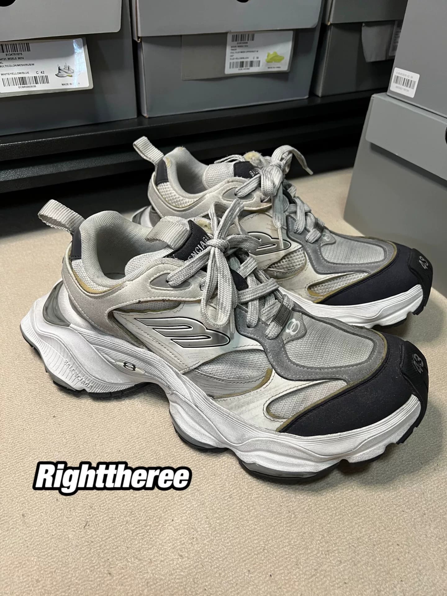 Balenciaga Баленсиага карго белый серый