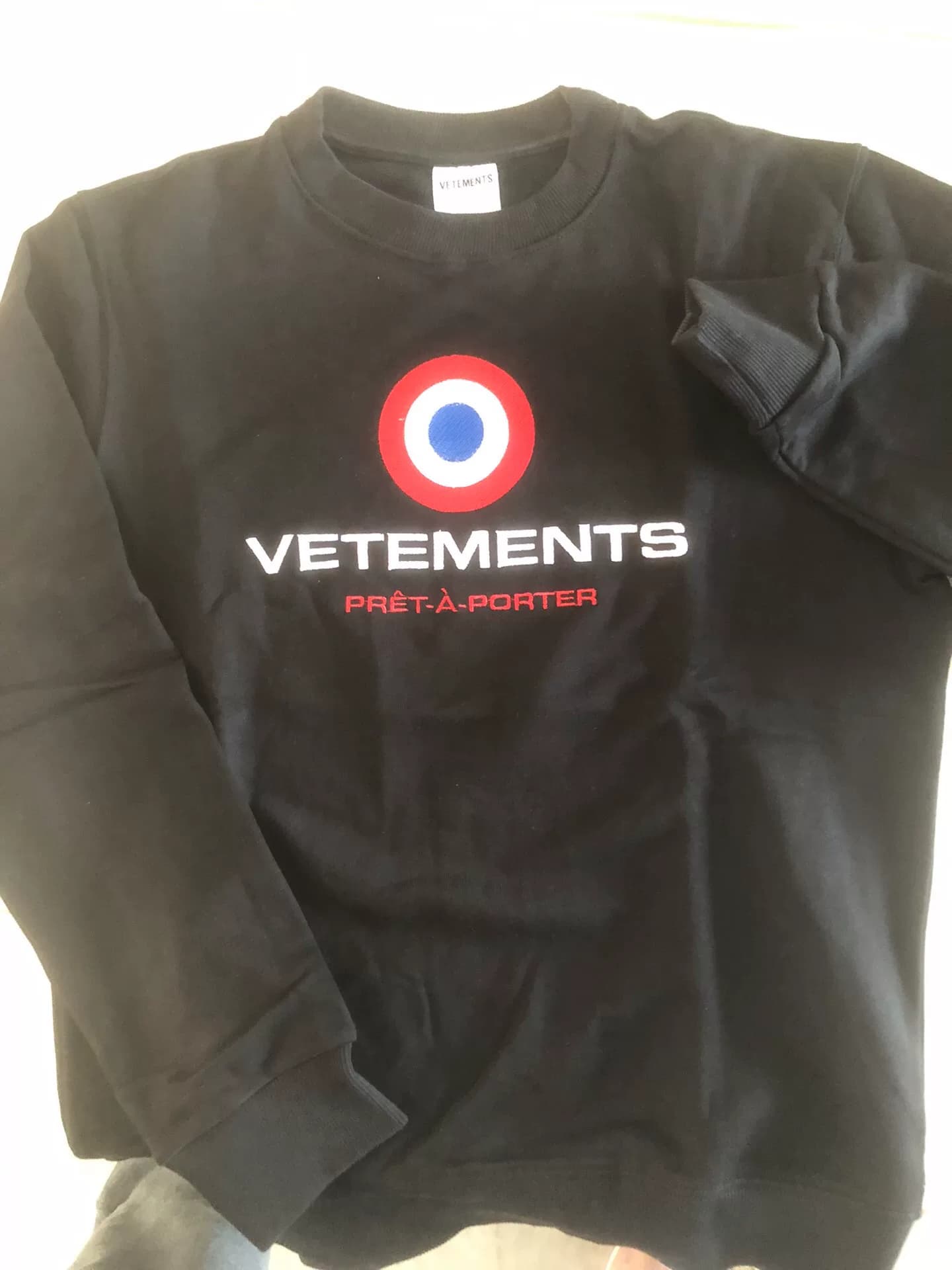 vetements Witt Meng, совершенно новый аутентичный свитер target без застежки, гонконгский народный магазин meat back