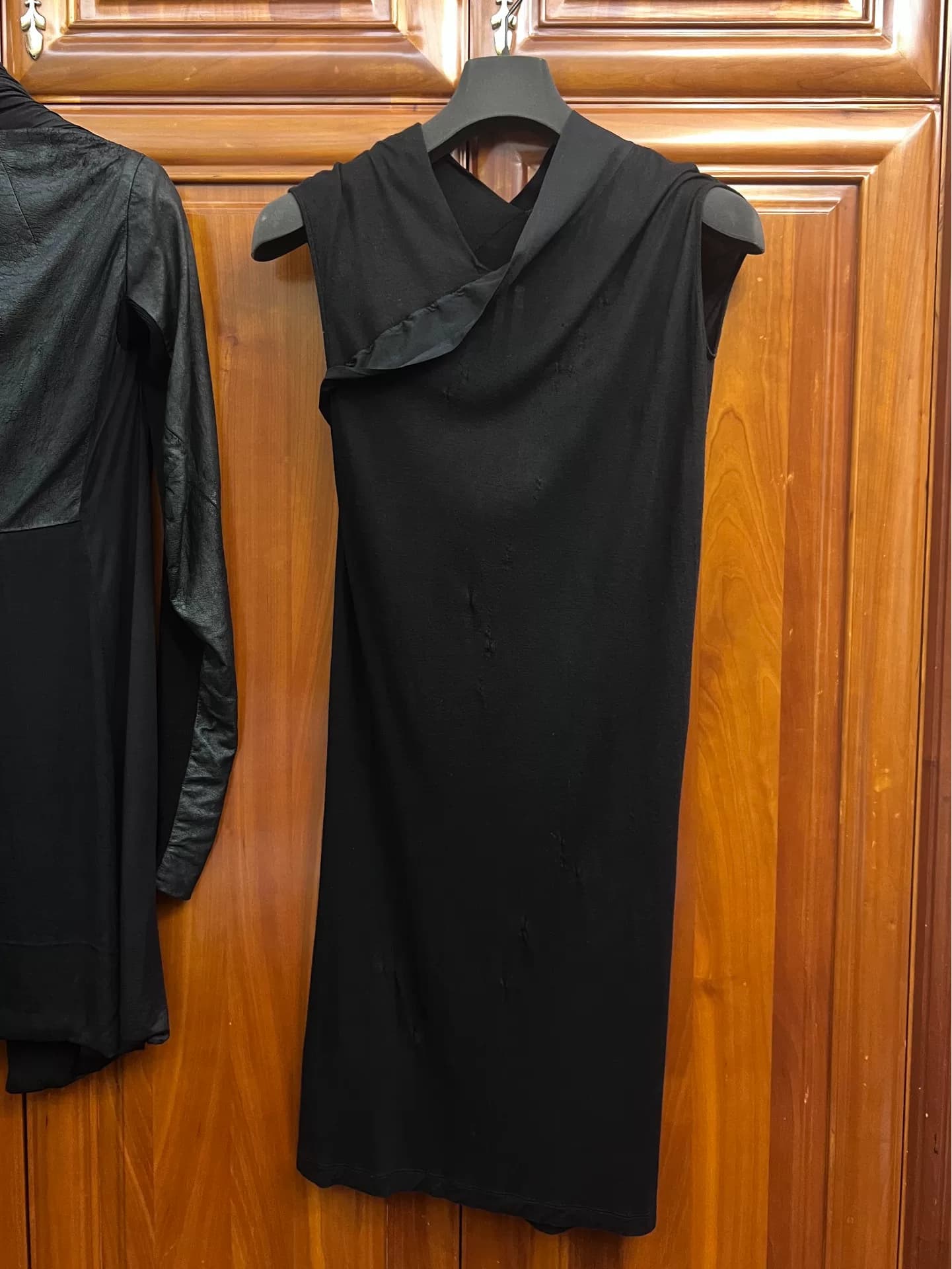 Подлинный жилет с воротником неправильной формы от Rick Owens ro