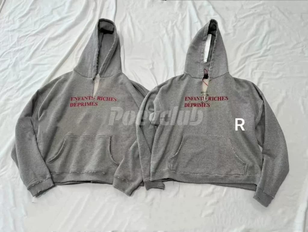 Толстовка с капюшоном Enfants Riches Deprimes SS25 limited pin hoodie - Вес ткани после стирки составляет 400 г, махровой основы - 420 г, текстура со…
