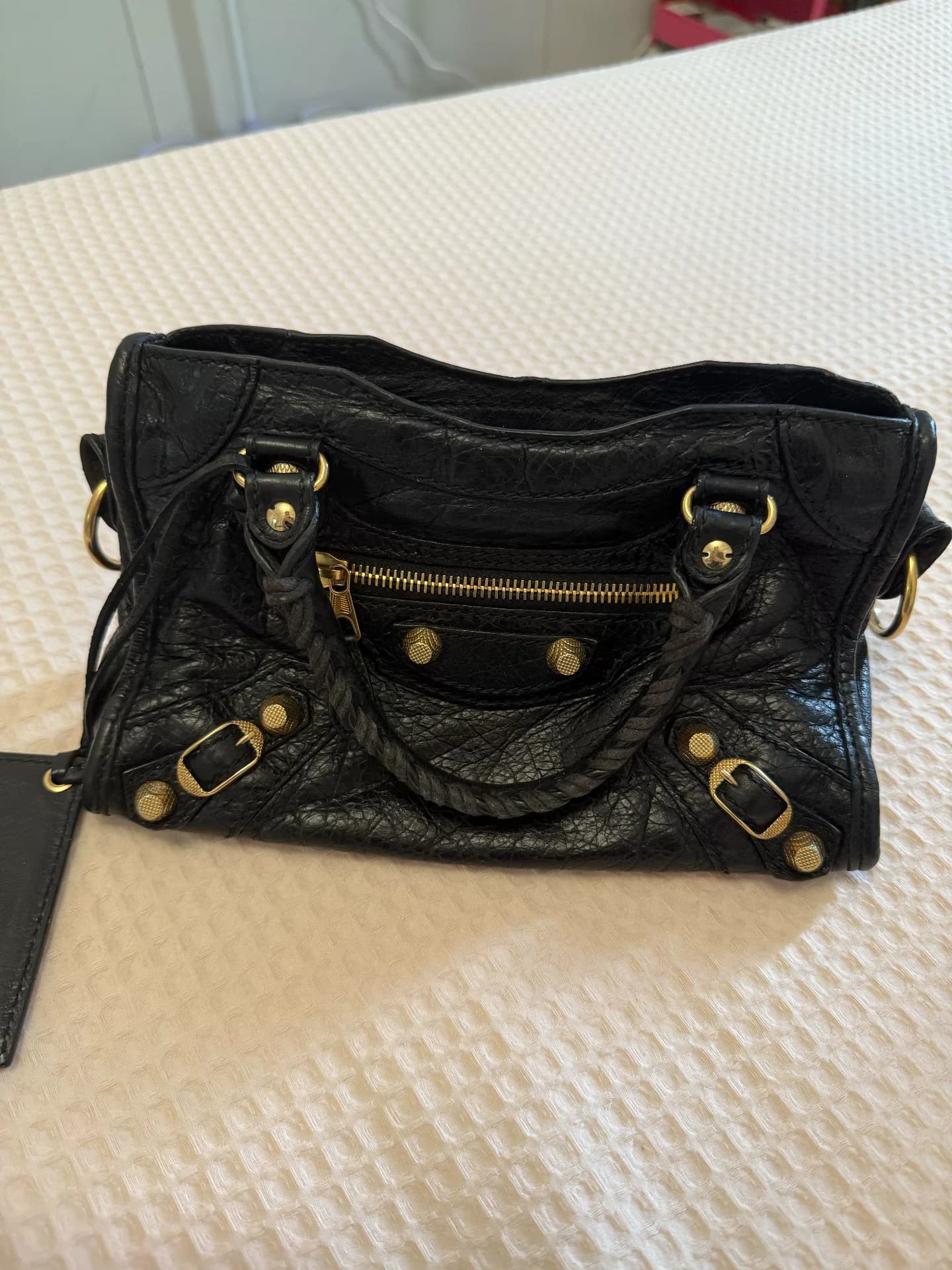 Мотоциклетная сумка Balenciaga le city mini