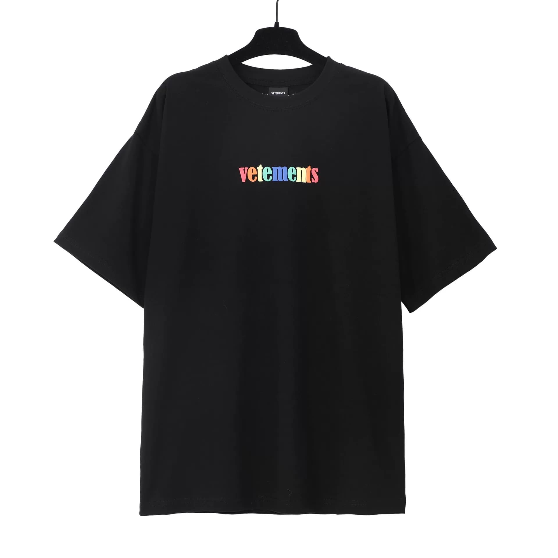 Новый радужный логотип VETEMENTS Witt Meng с буквенной печатью из пенопласта American high Street
