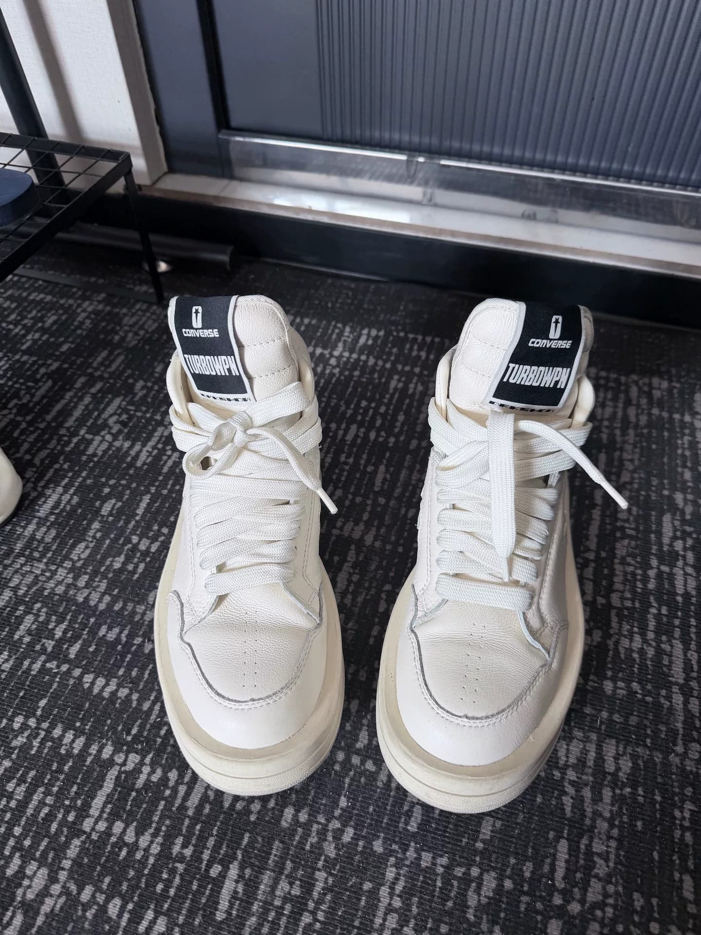 Оригинальные, неподдельные высокие ботинки Converse x Rick Owens DRK SHDW TURBOWPN от кобрендинга, 99, новый размер 38, надеты только один раз. Цвет…