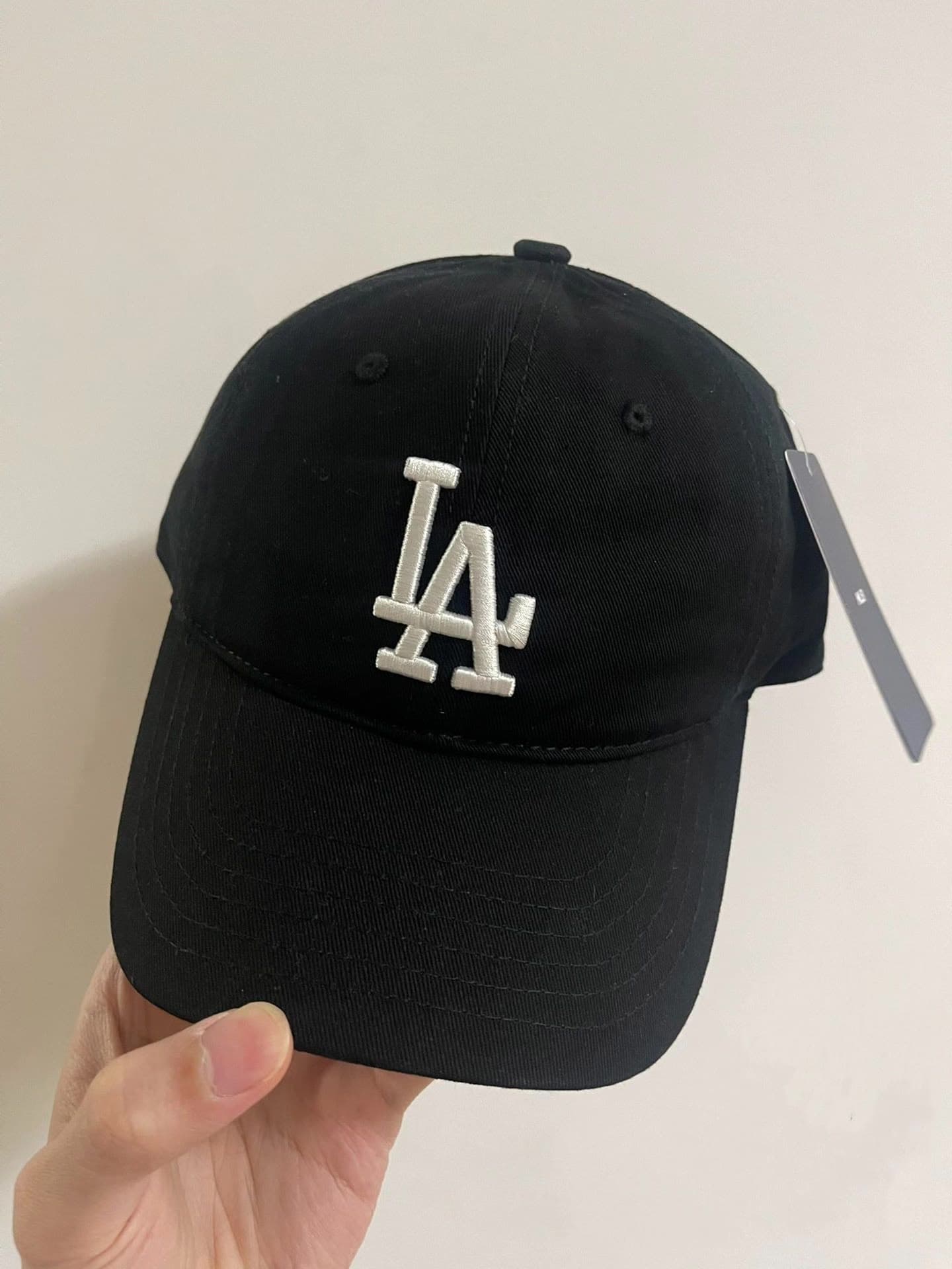 Совершенно новая бейсбольная кепка MLB black LA, большая стандартная бейсболка CP66